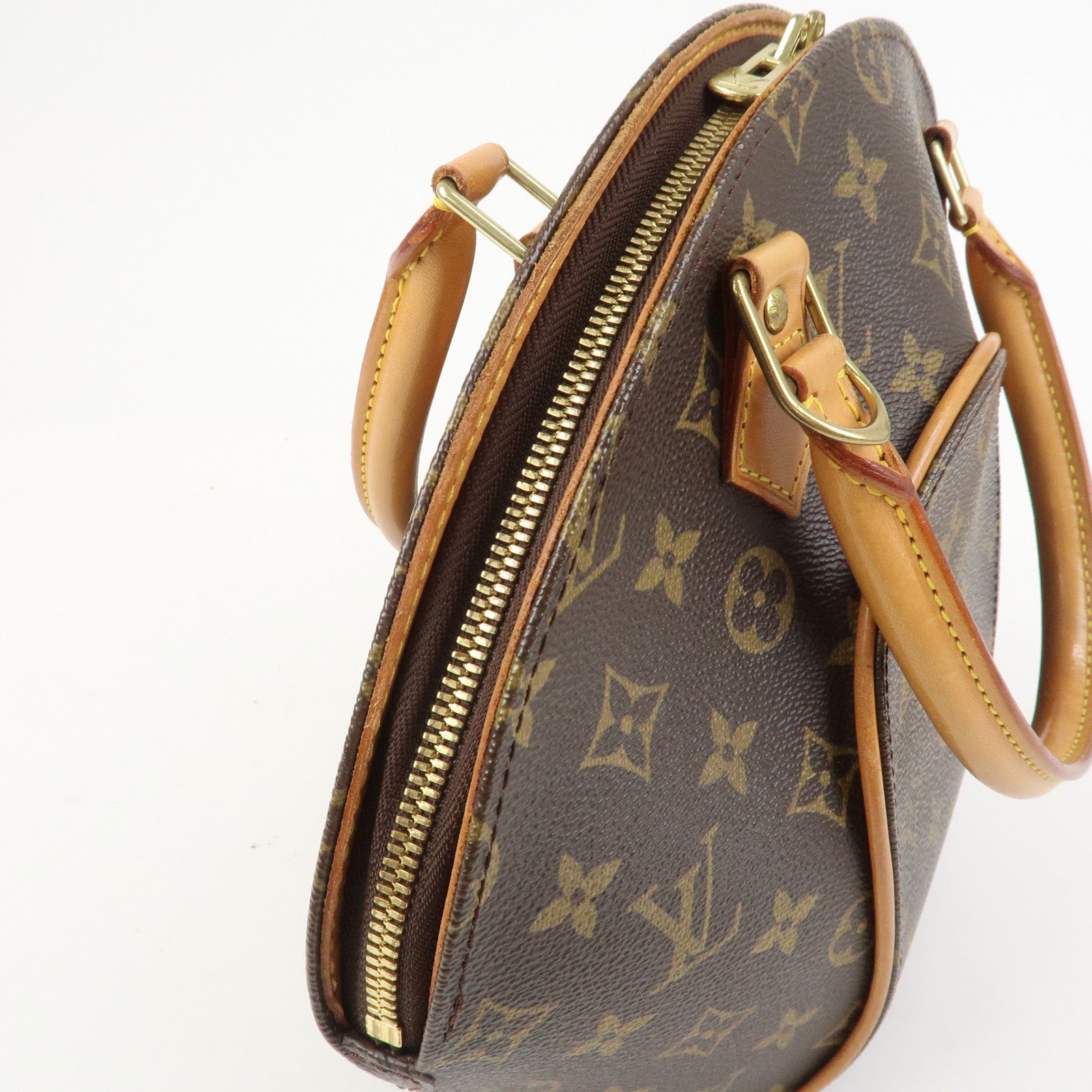 Louis Vuitton Monogram Ellipse PM Hand Bag Brown M51127