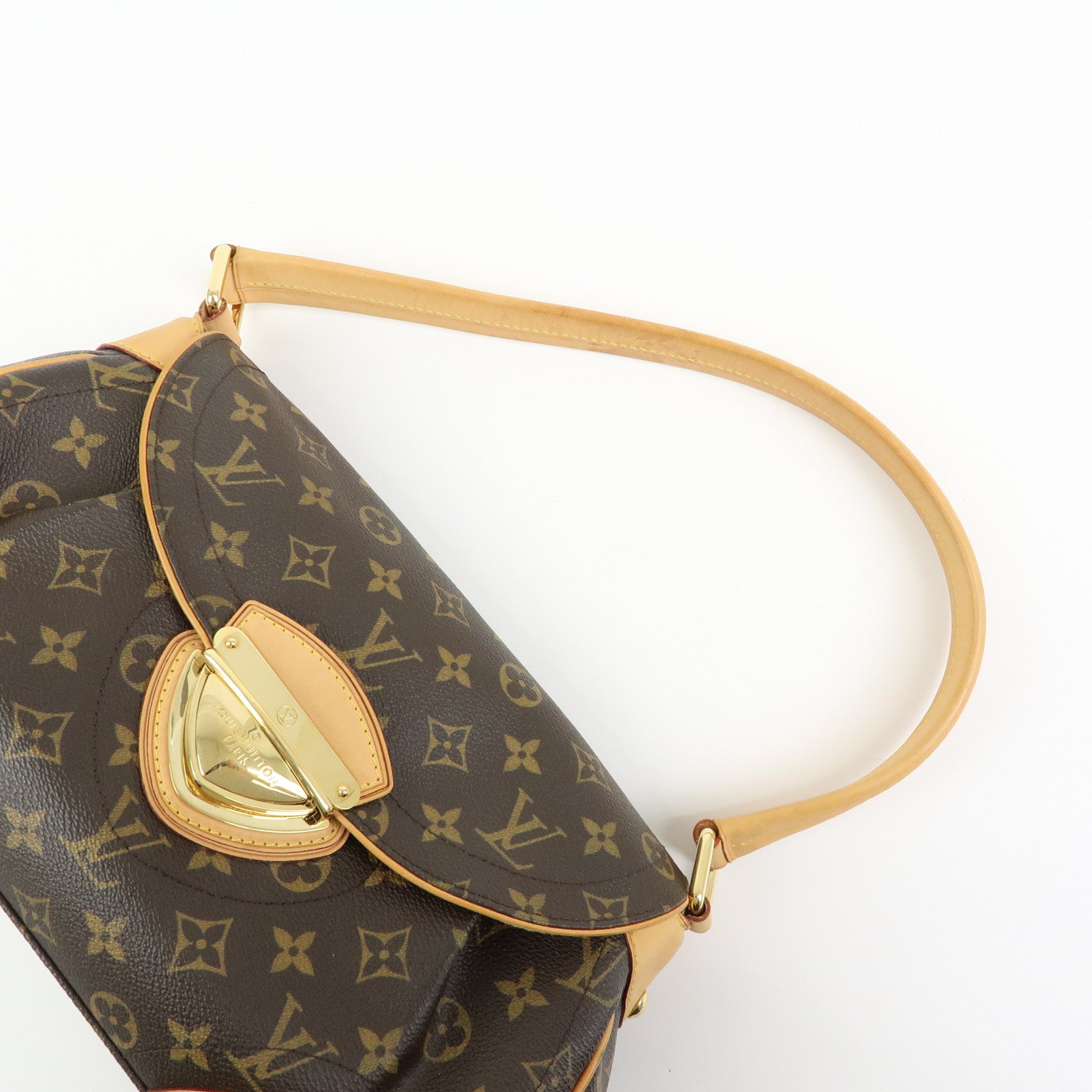 Louis Vuitton Monogram Beverly MM Shoulder Hand Bag Brown M40121
