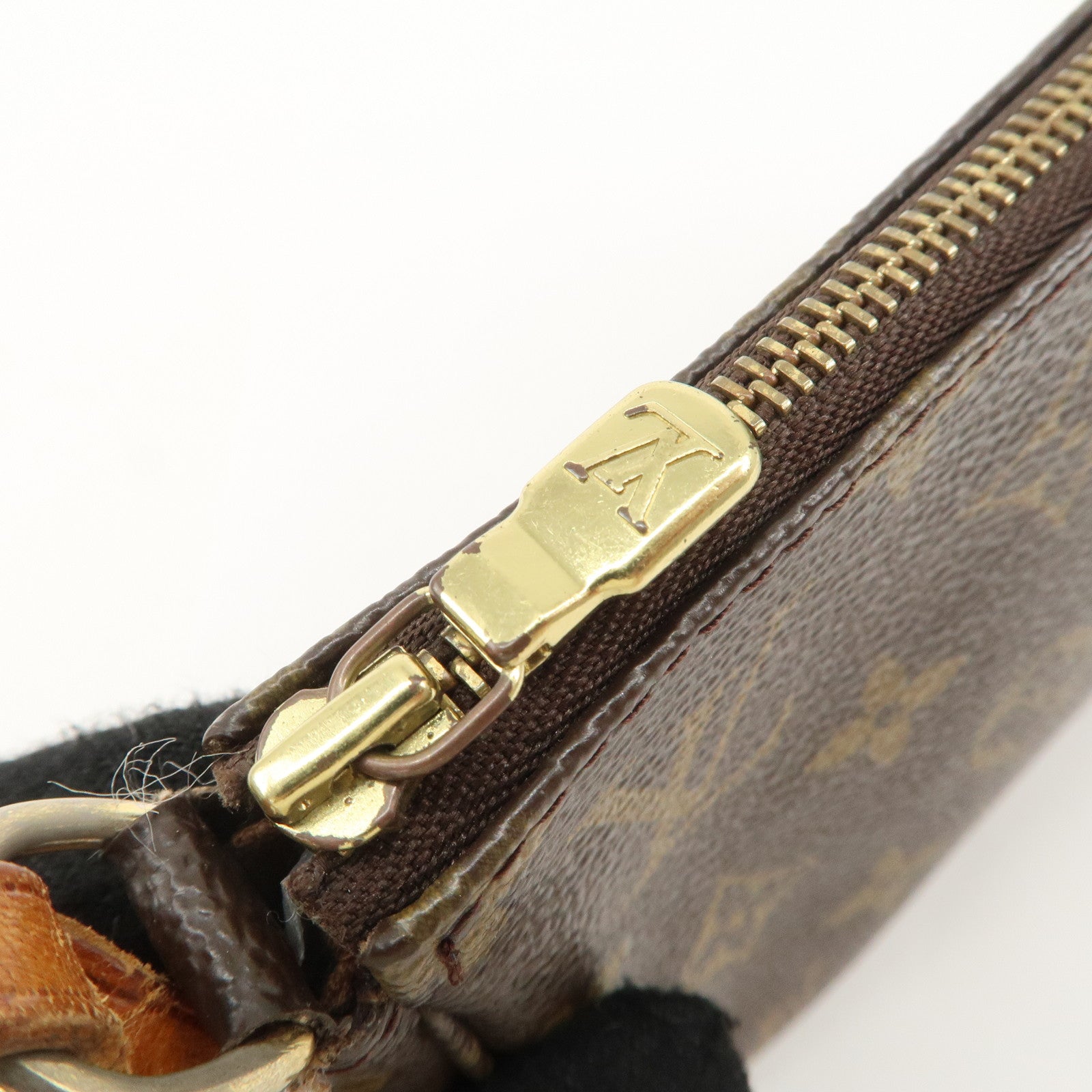 Louis Vuitton Monogram Pochette Accessories Pouch Hand Bag M51980 Used