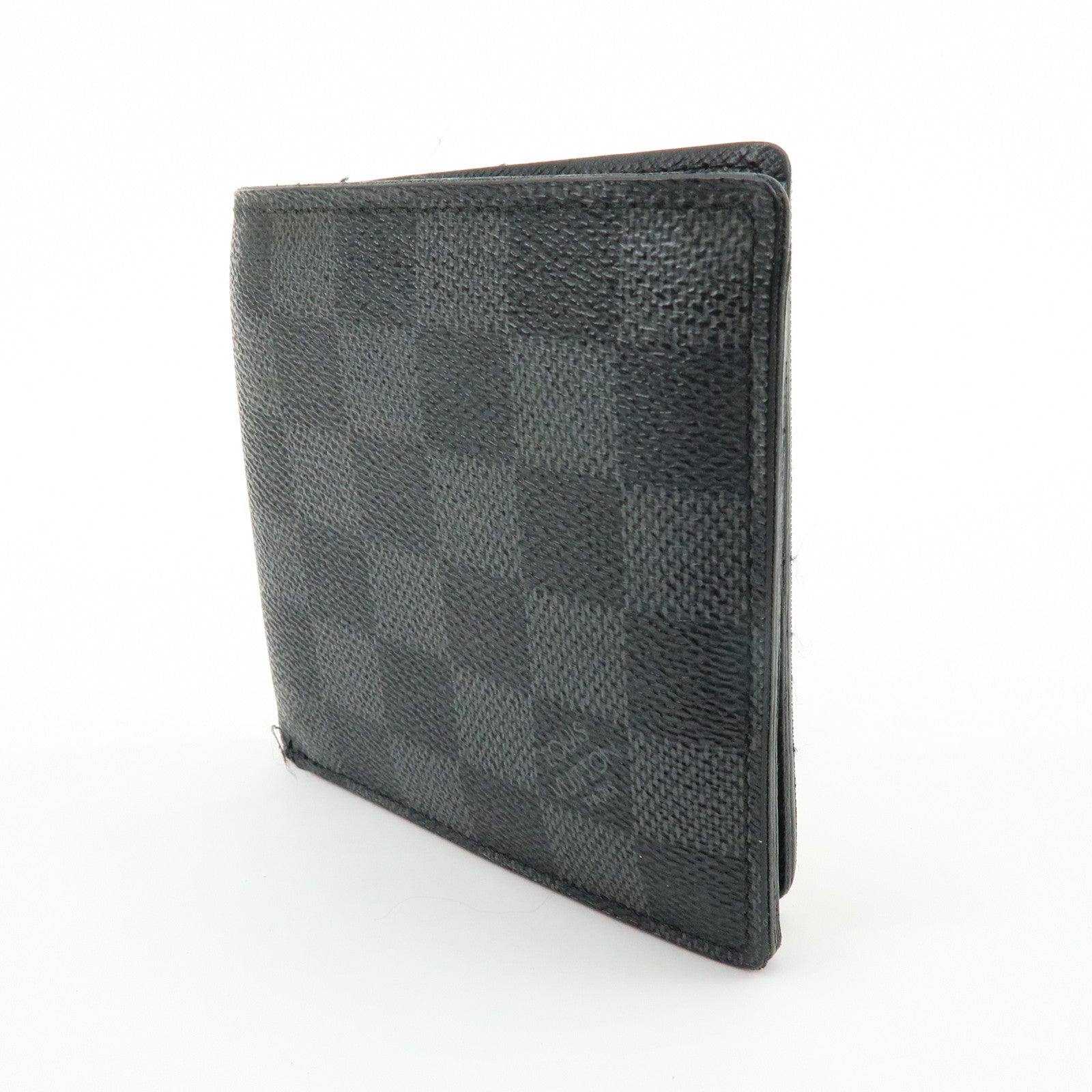 Louis Vuitton Damier Graphite Set of Compact Wallet N62664/N62663
