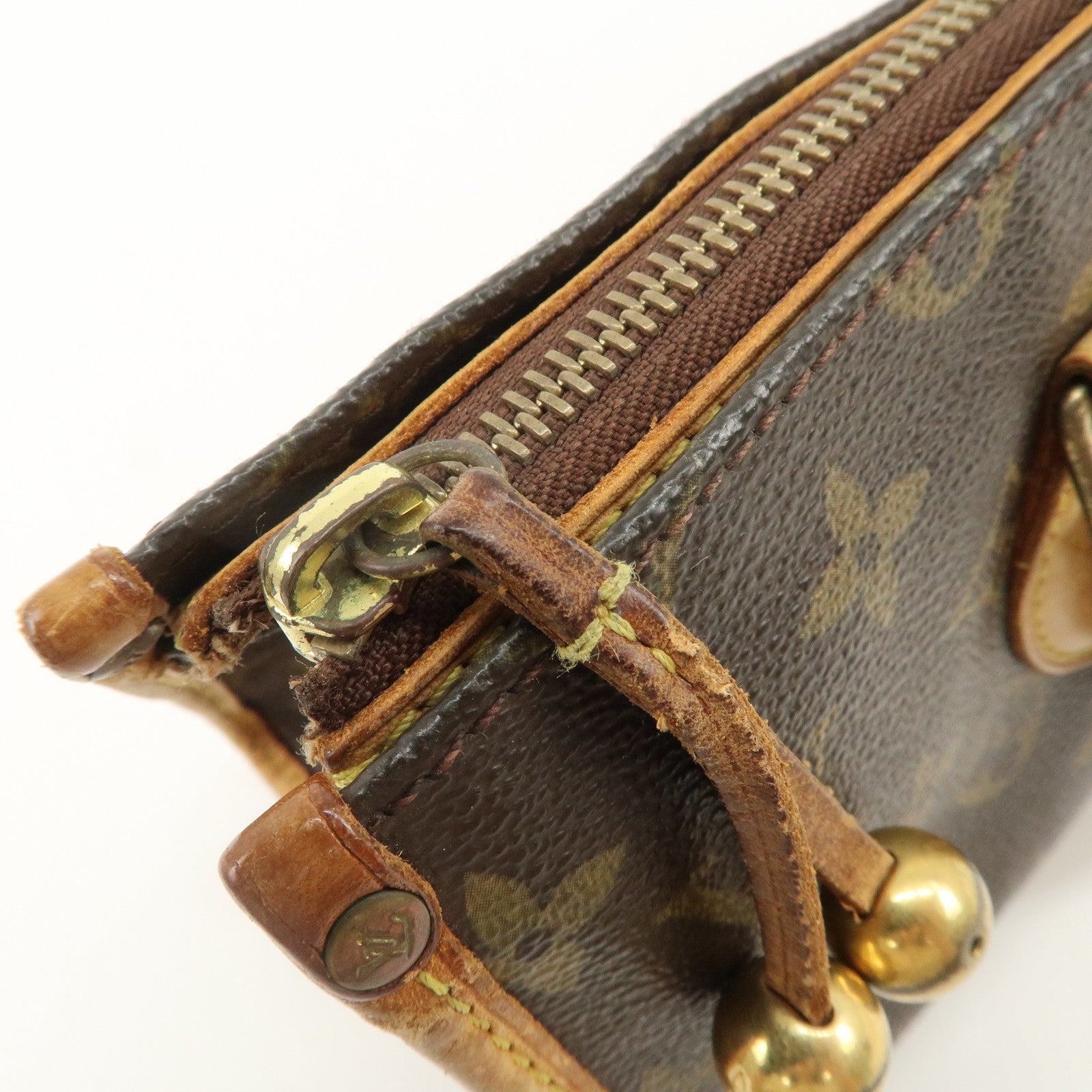 Louis Vuitton Monogram Popincourt Hand Bag Brown M40009 Used