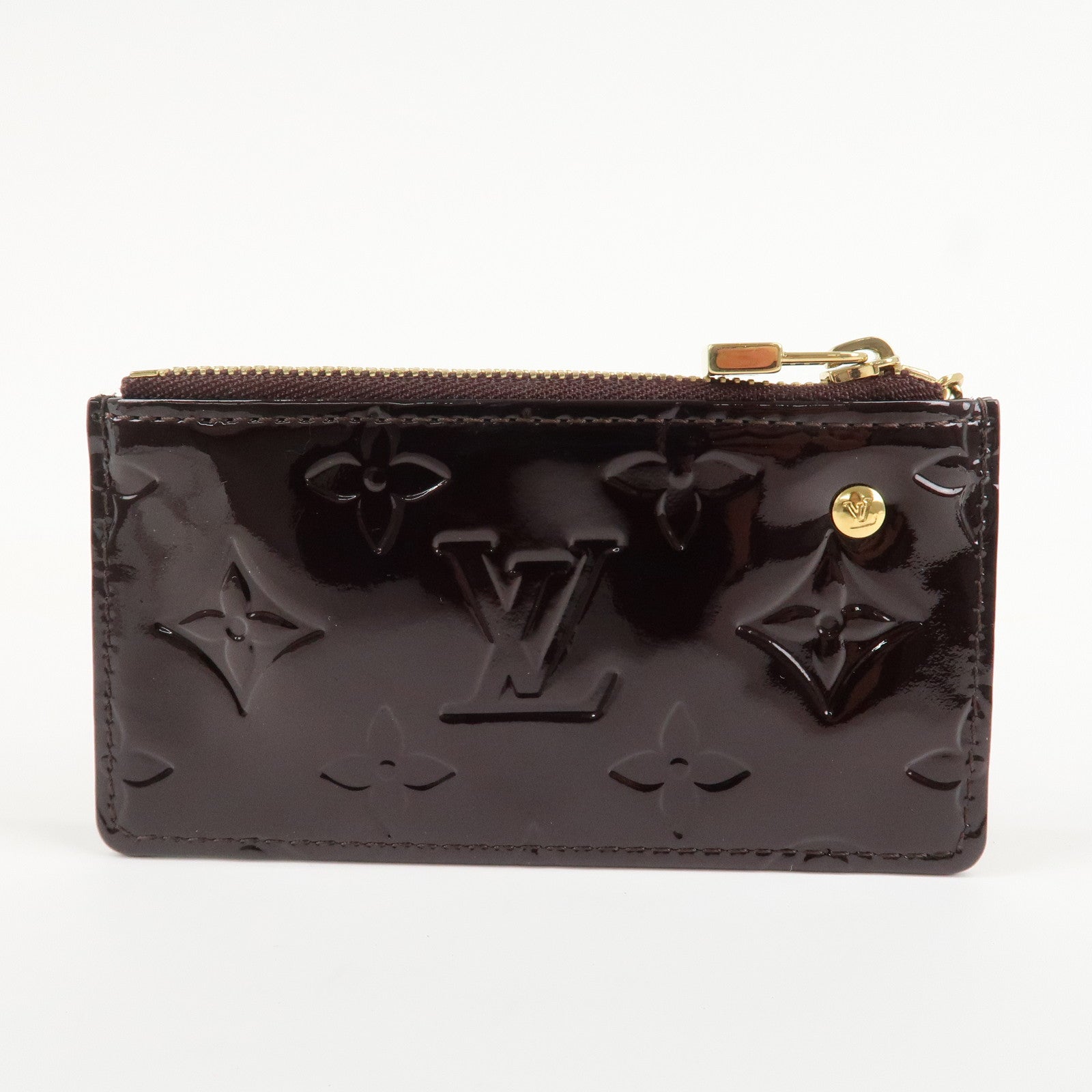 Louis Vuitton Monogram Vernis Pochette Cles Coin Case Key Case M93518 Used