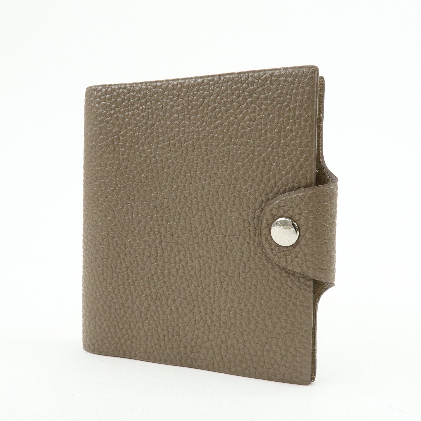 HERMES Ulysse Mini Taurillon Clemence Note Book Cover □K Stamped