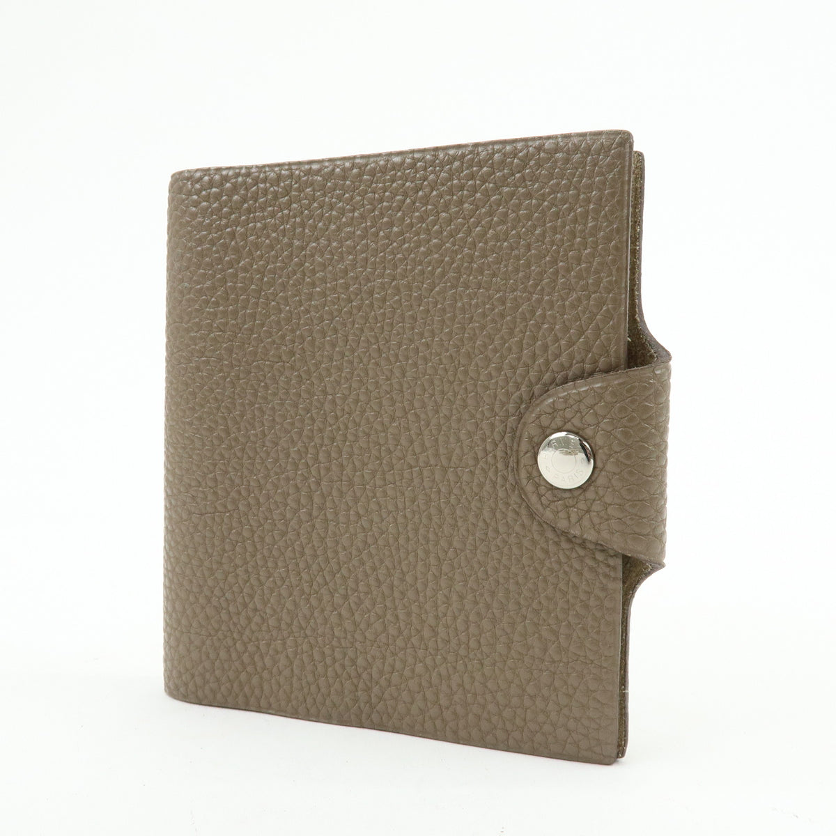 HERMES Ulysse Mini Taurillon Clemence Note Book Cover ▢K Stamped