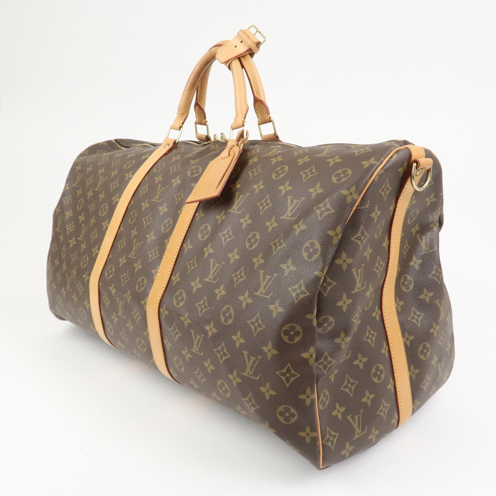 Louis Vuitton Monogram Keep All Bandouliere 60 Boston Bag M41412