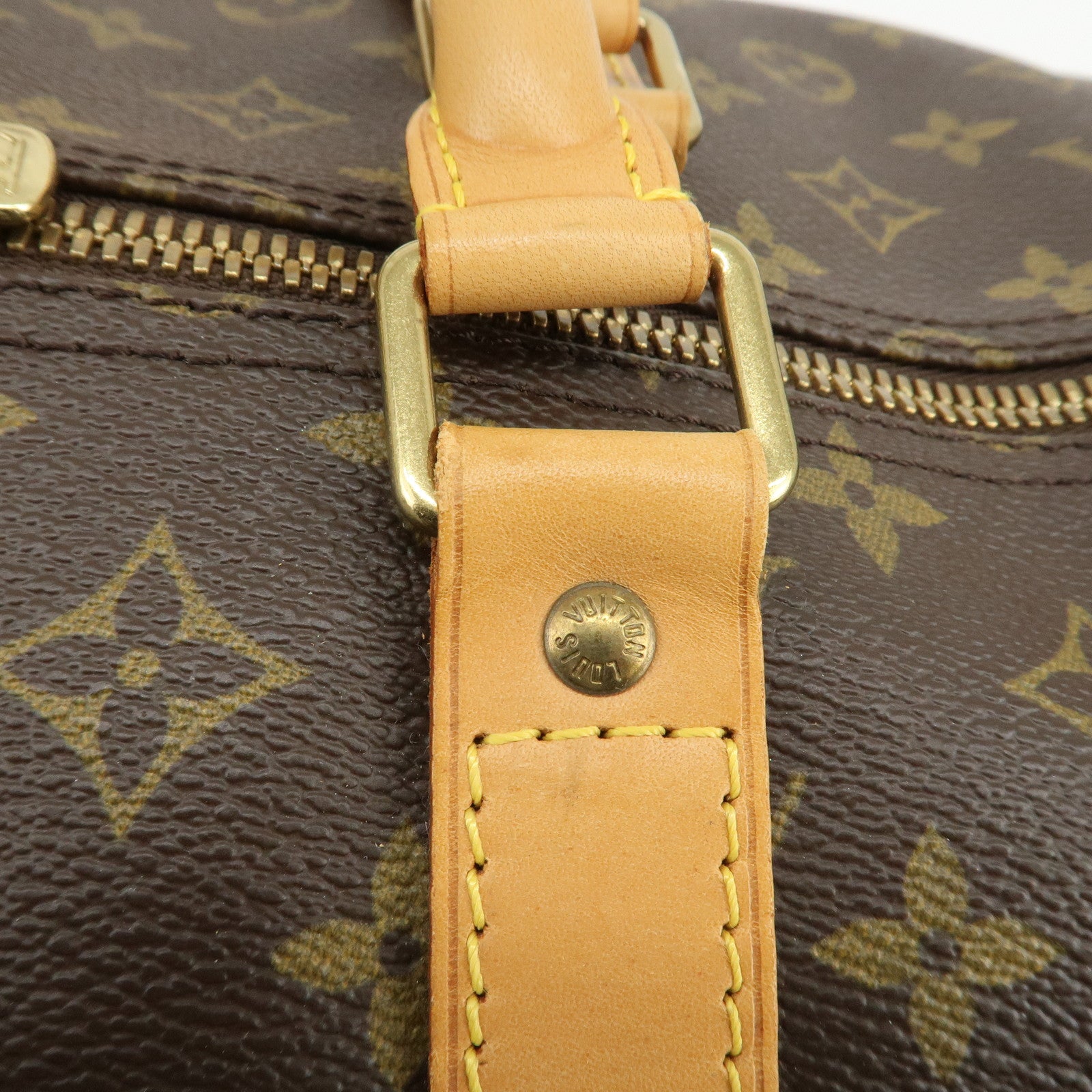 Louis Vuitton Monogram Keep All Bandouliere 60 Boston Bag M41412