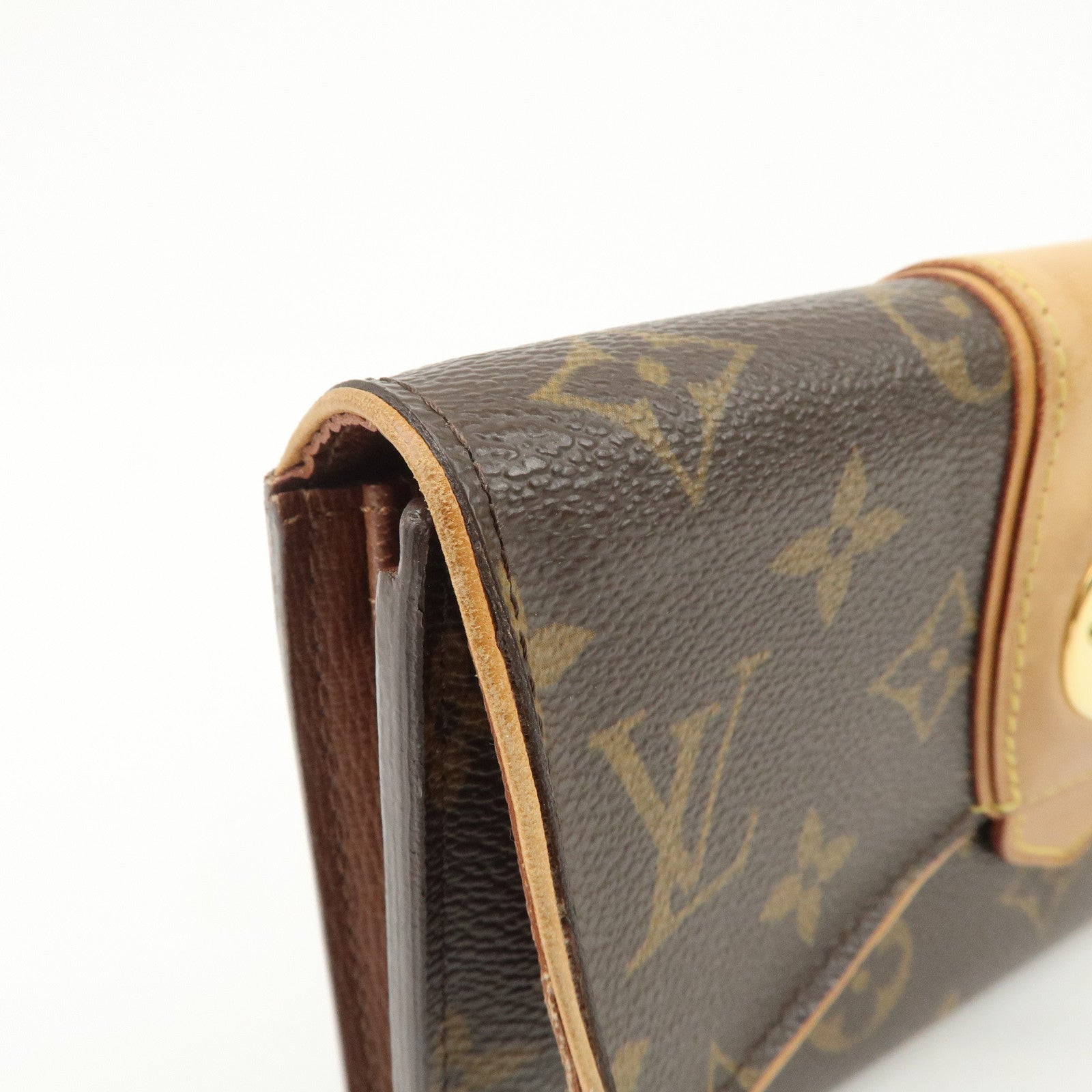 Louis Vuitton Monogran Portefeuille Boetie Long Wallet Brown M63220