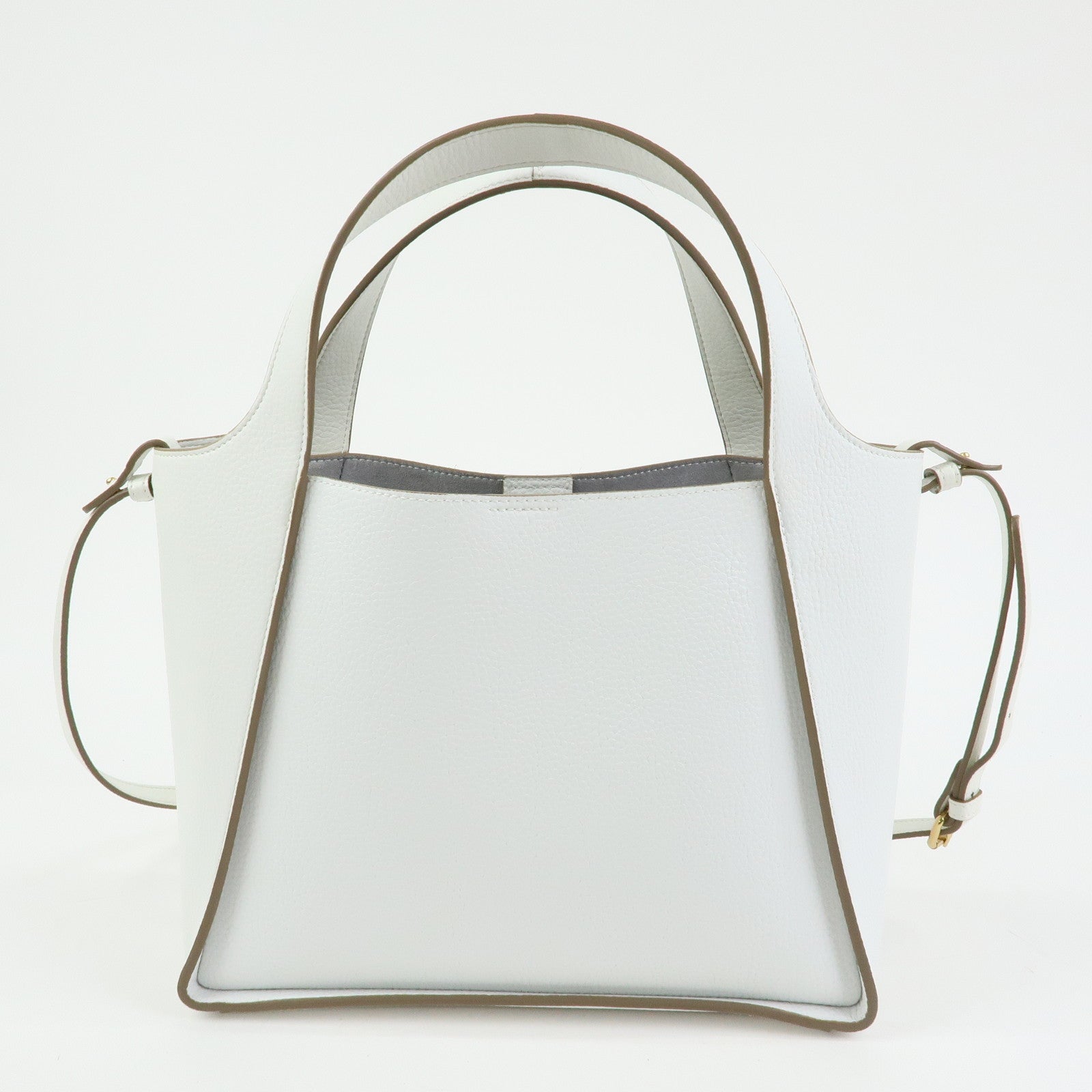 STELLA MCCARTNEY Faux Vegan Leather 2Way Bag Tote Bag White