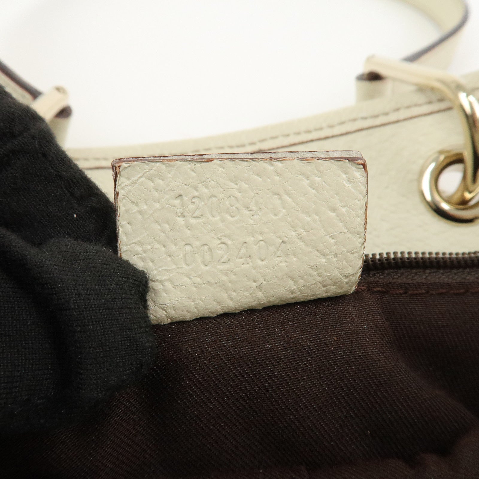 GUCCI GG Monogram Canvas Leather Tote Bag Hand Bag Brown 120840