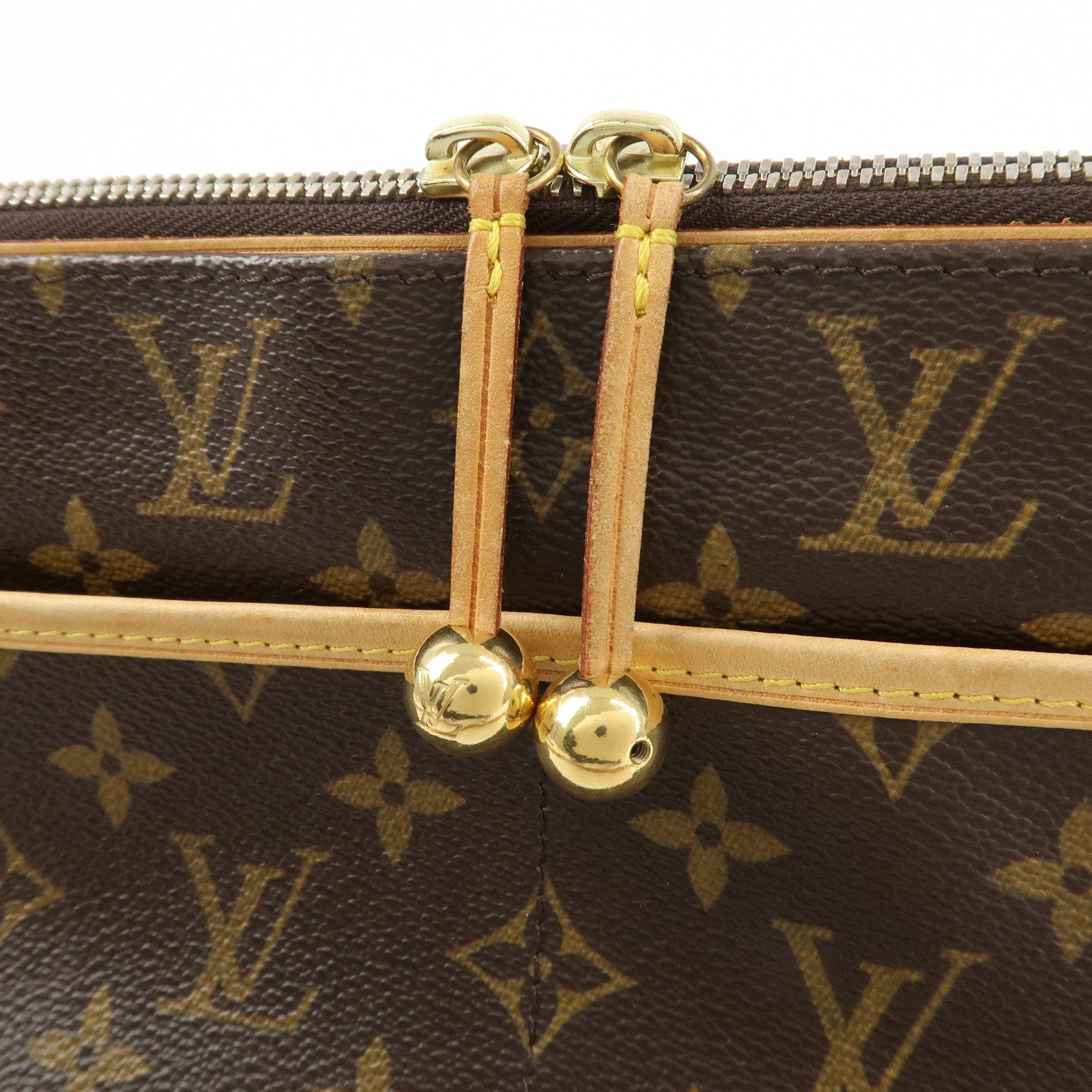 Louis Vuitton Monogram Popincourt Long Shoulder Bag Brown M40008 Used