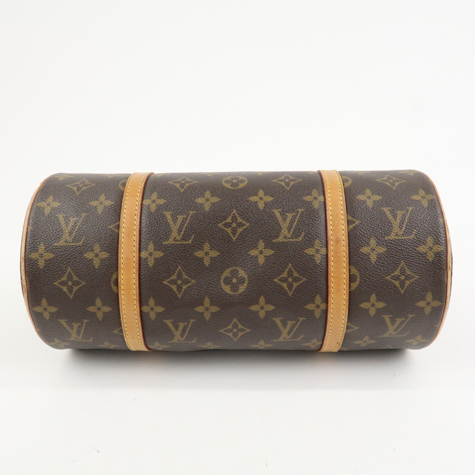 Louis Vuitton Monogram Papillon 30 Hand Bag New Style Brown M51385