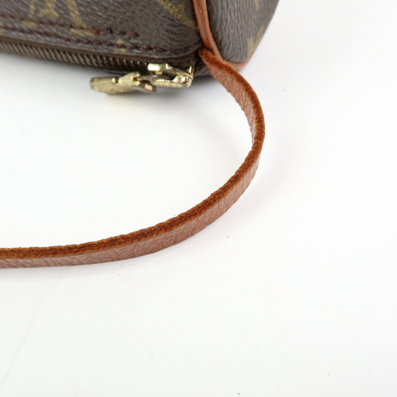 Louis Vuitton Monogram Canvas Mini Pouch for Papillon Bag Brown