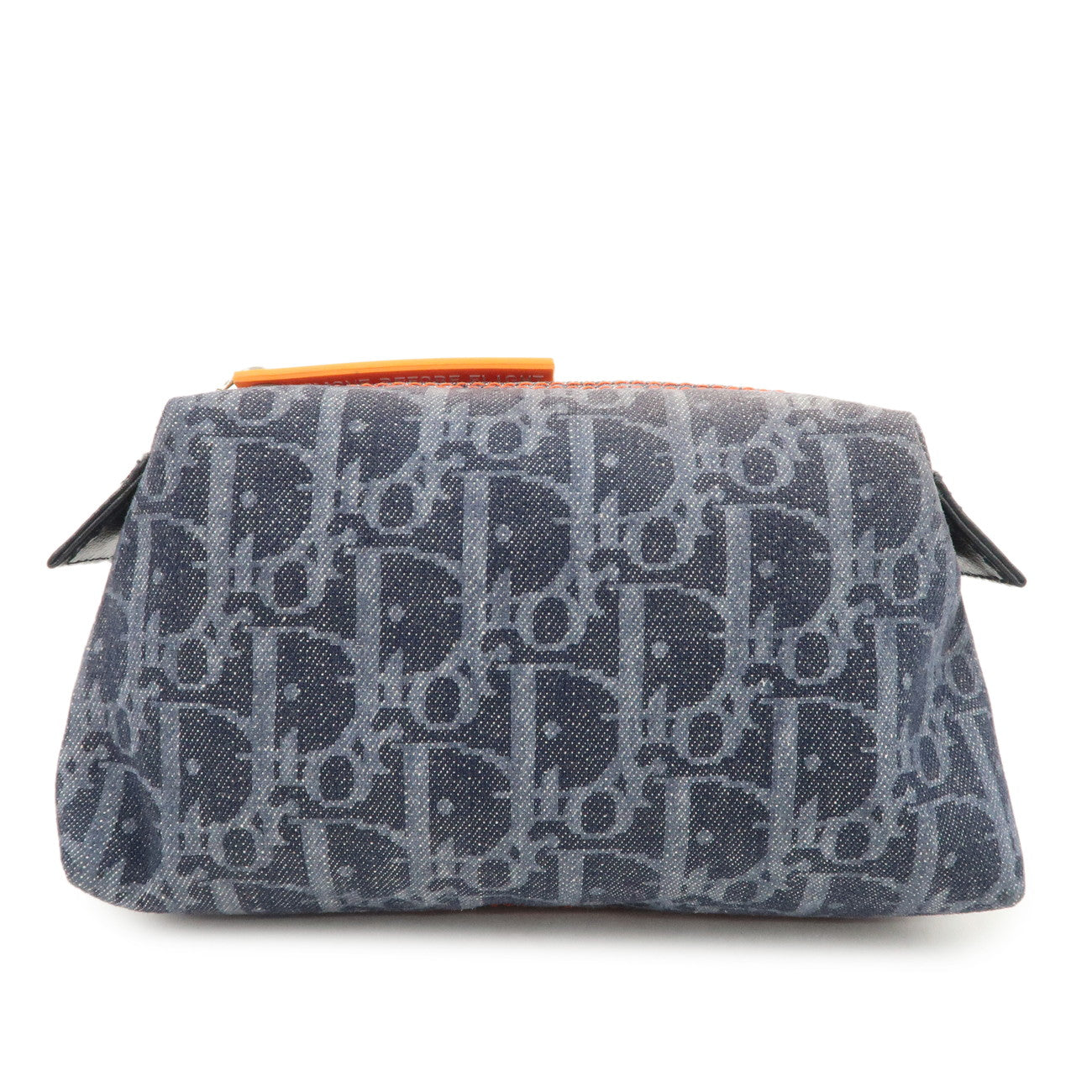 Christian Dior Trotter Flight Line Denim Pouch Cosmetic Pouch