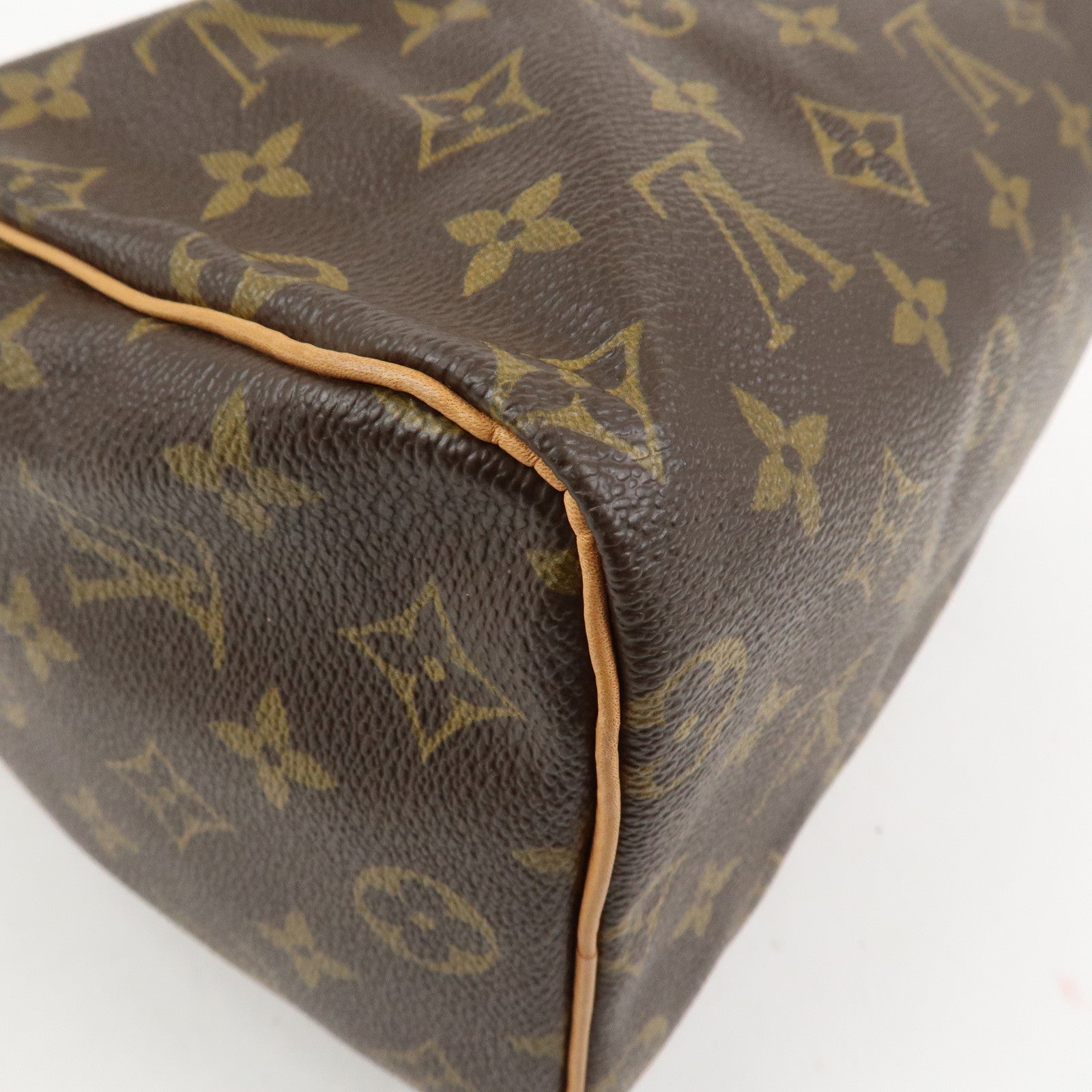 Louis Vuitton Monogram Speedy 25 Boston Bag Hand Bag Brown M41528