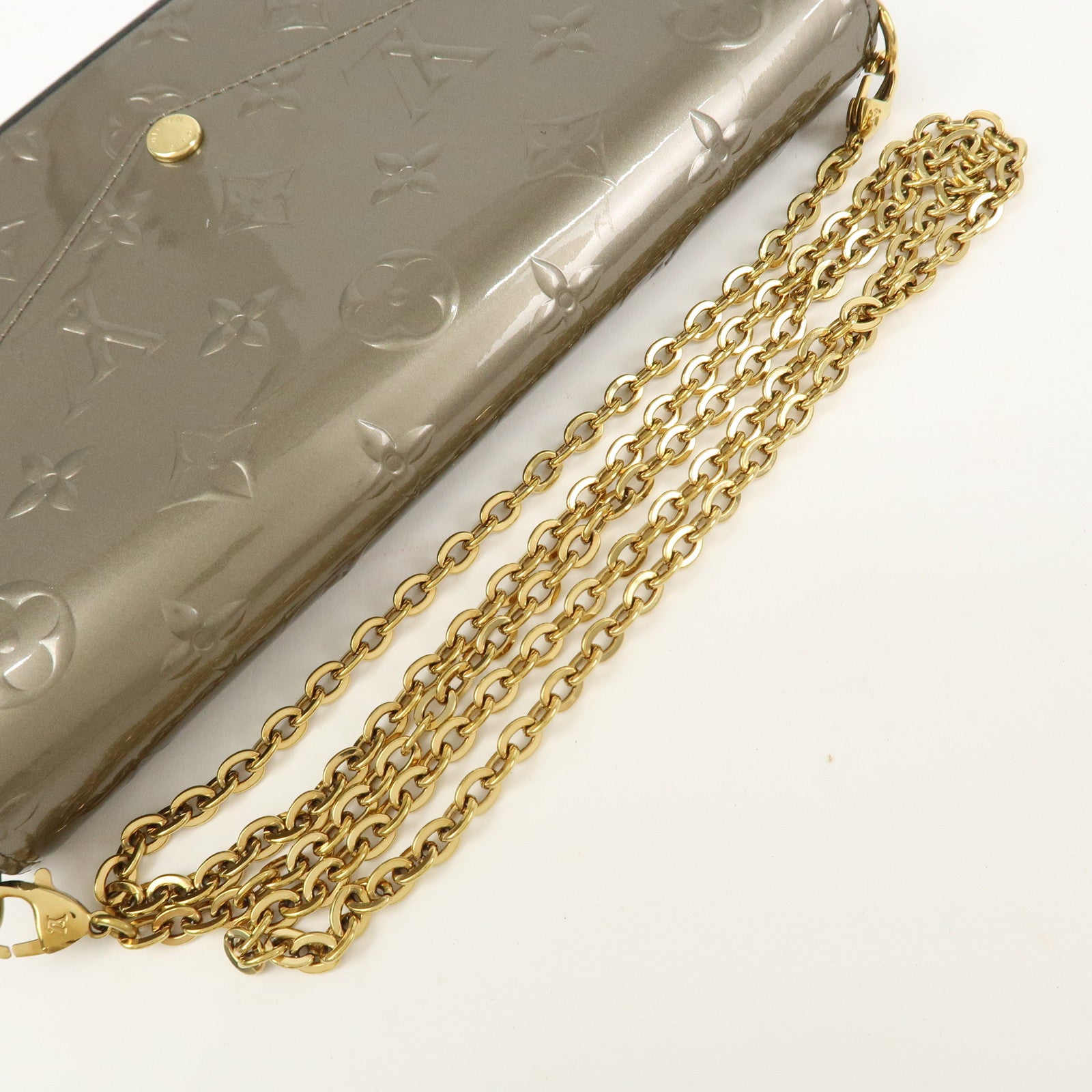Louis Vuitton Monogram Vernis Leather Pochette Felicie M68648
