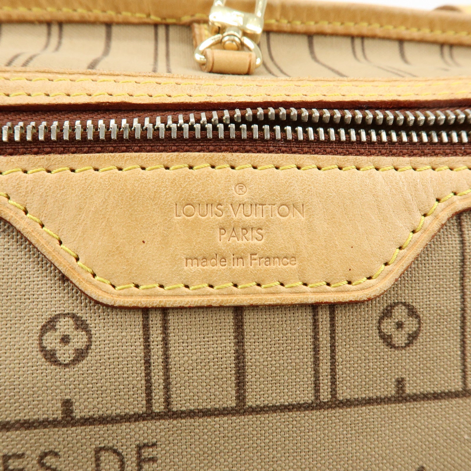 Louis Vuitton Monogram Neverfull GM Tote Bag Hand Bag Brown M40157
