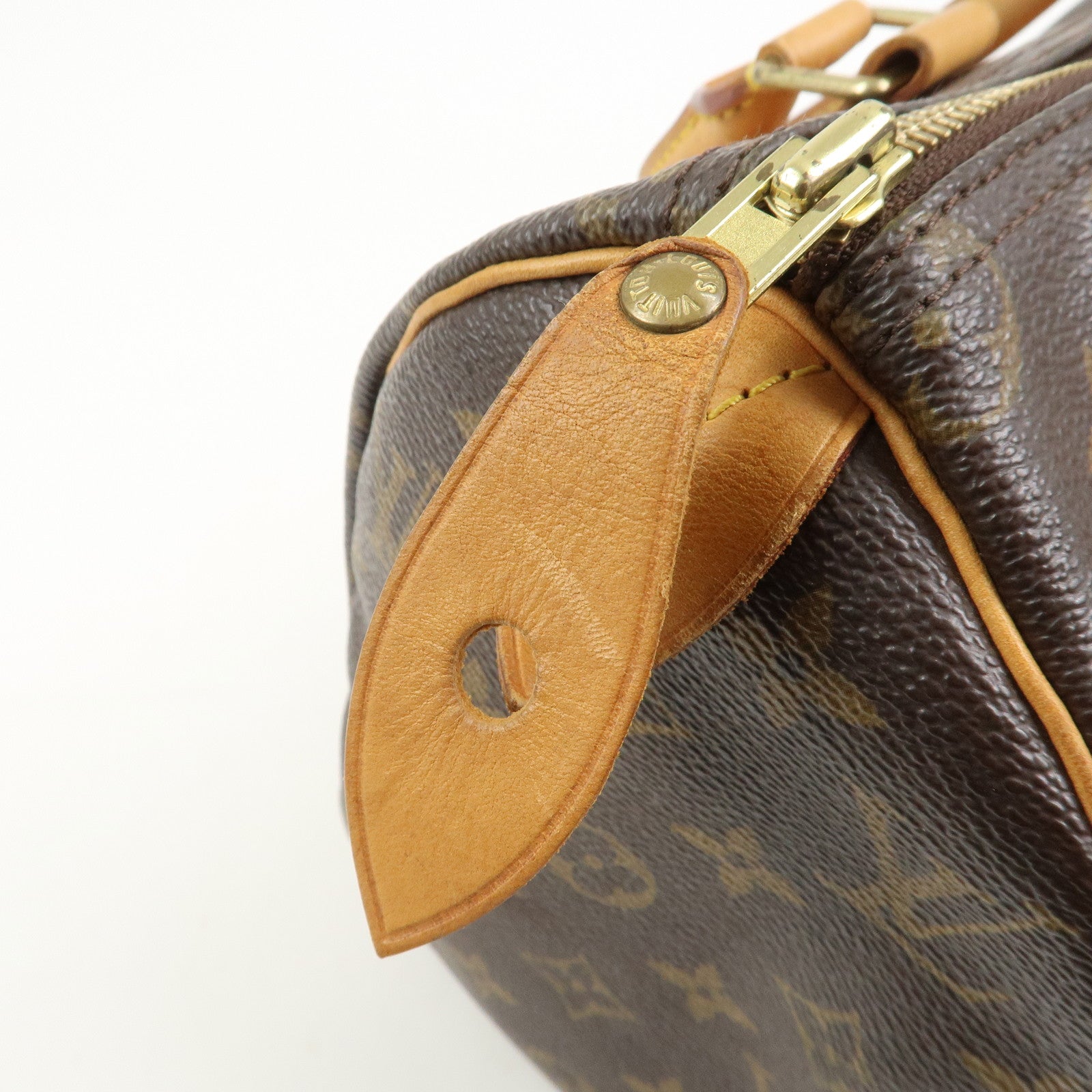Louis Vuitton Monogram Speedy 25 Boston Bag Hand Bag Brown M41528
