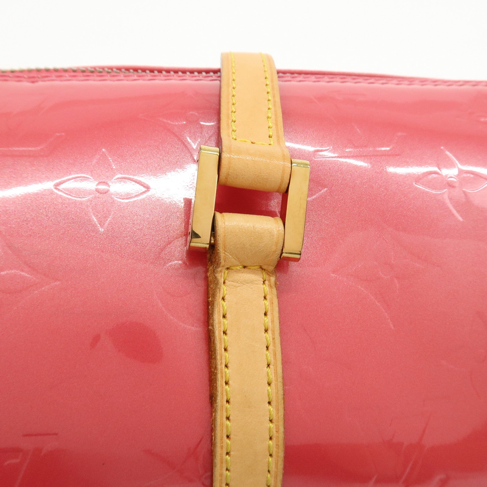 Louis Vuitton Monogram Vernis Bedford Hand Bag Framboise M9133F