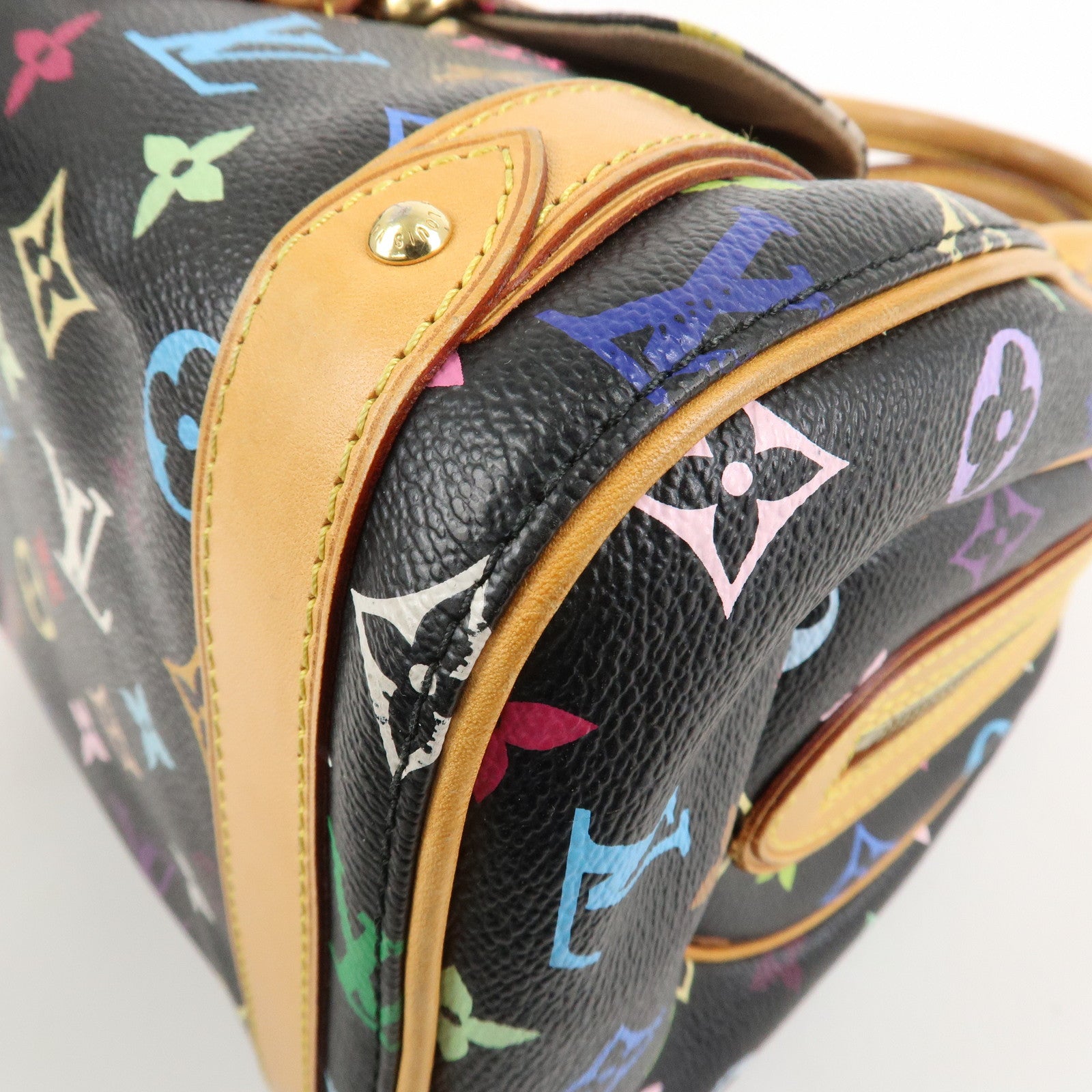 Louis Vuitton Monogram Multicolor Priscilla Hand Bag Noir M40097