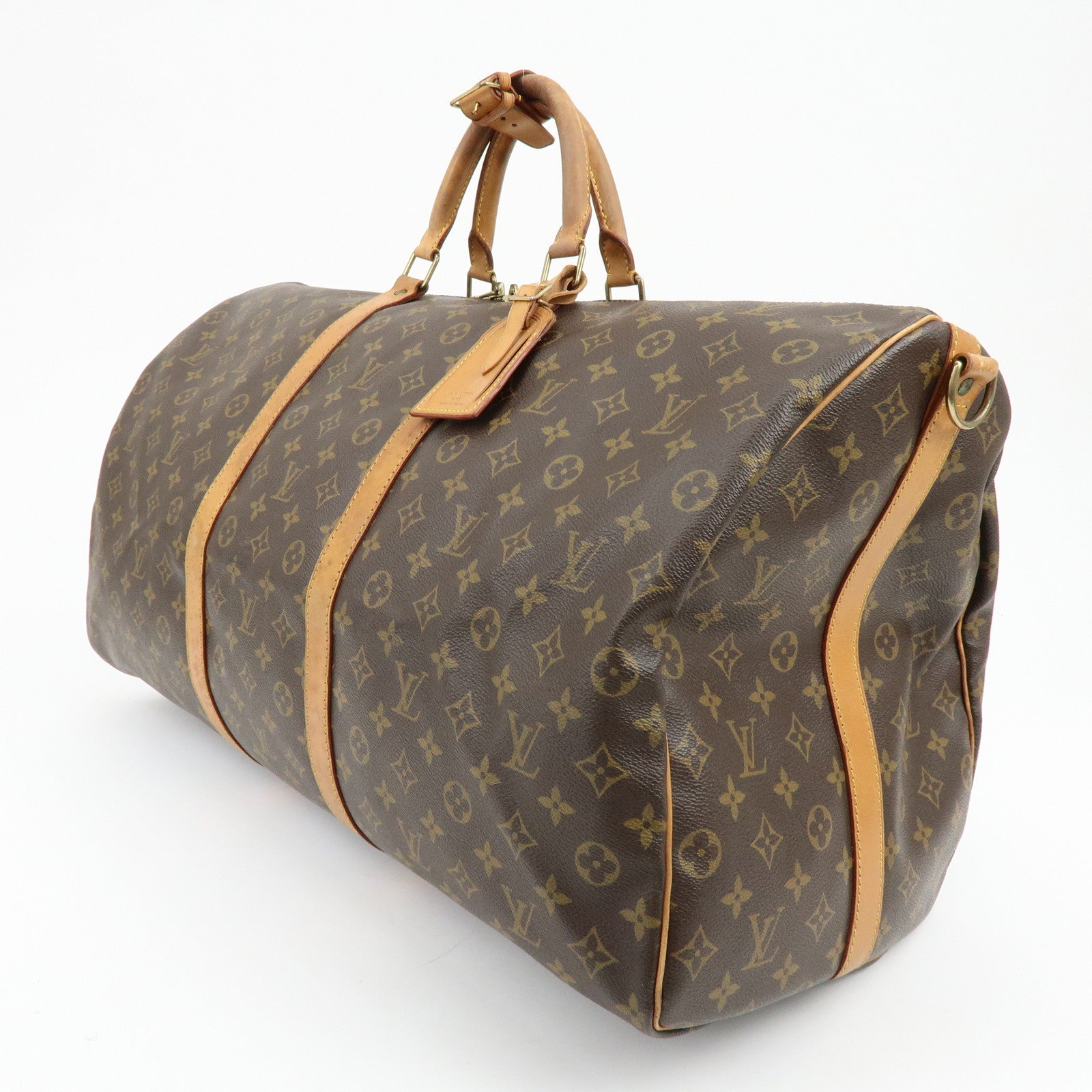 Louis Vuitton Monogram Keep All Bandouliere 60 Boston Bag M41412