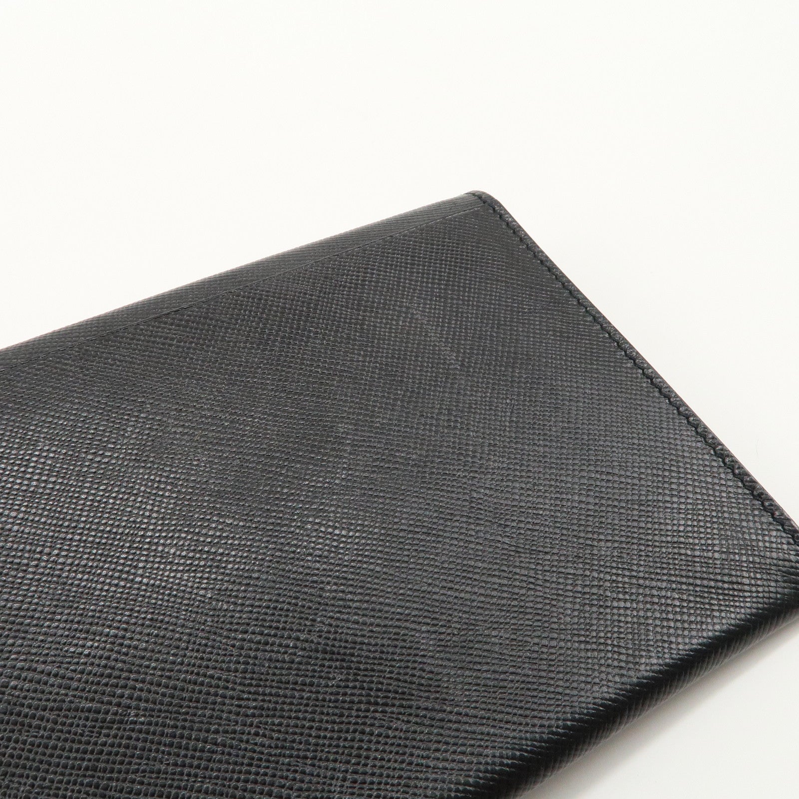 GUCCI Horsebit Leather Long Wallet Black Gold 030.001.0793