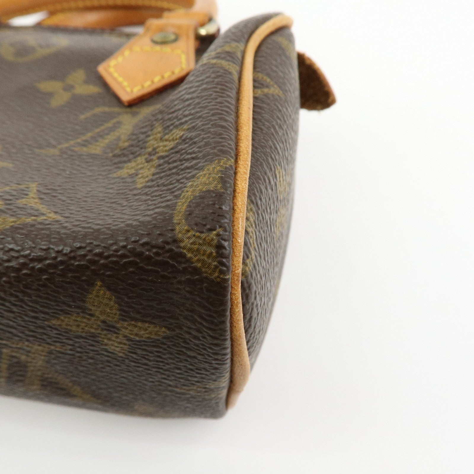 Louis Vuitton Monogram Canvas Mini Speedy Hand Bag Brown M41534