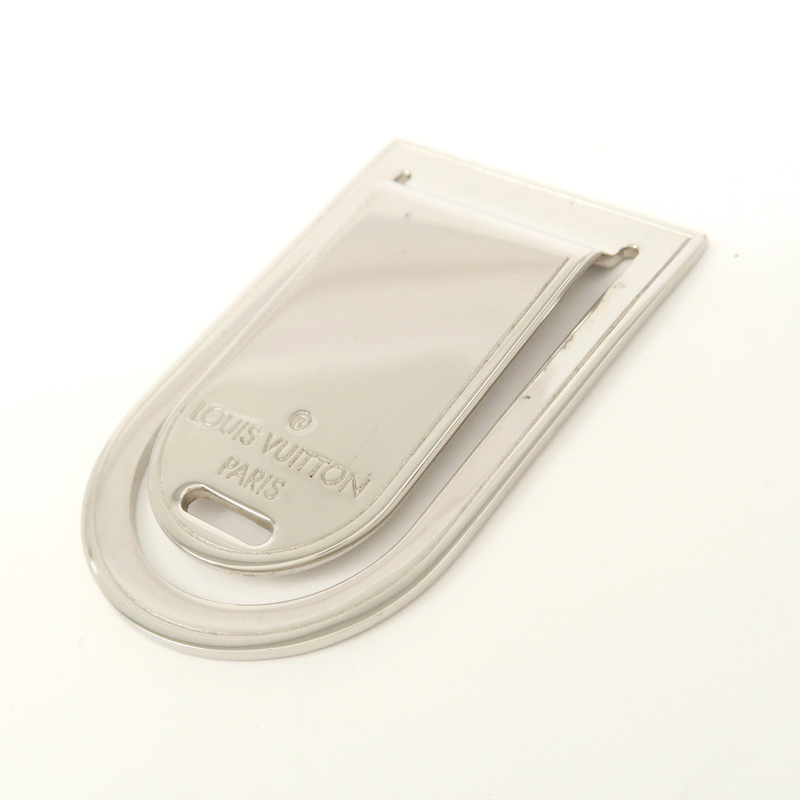 Louis Vuitton Pince a Billets Porte Adress Metal Money Clip M65067