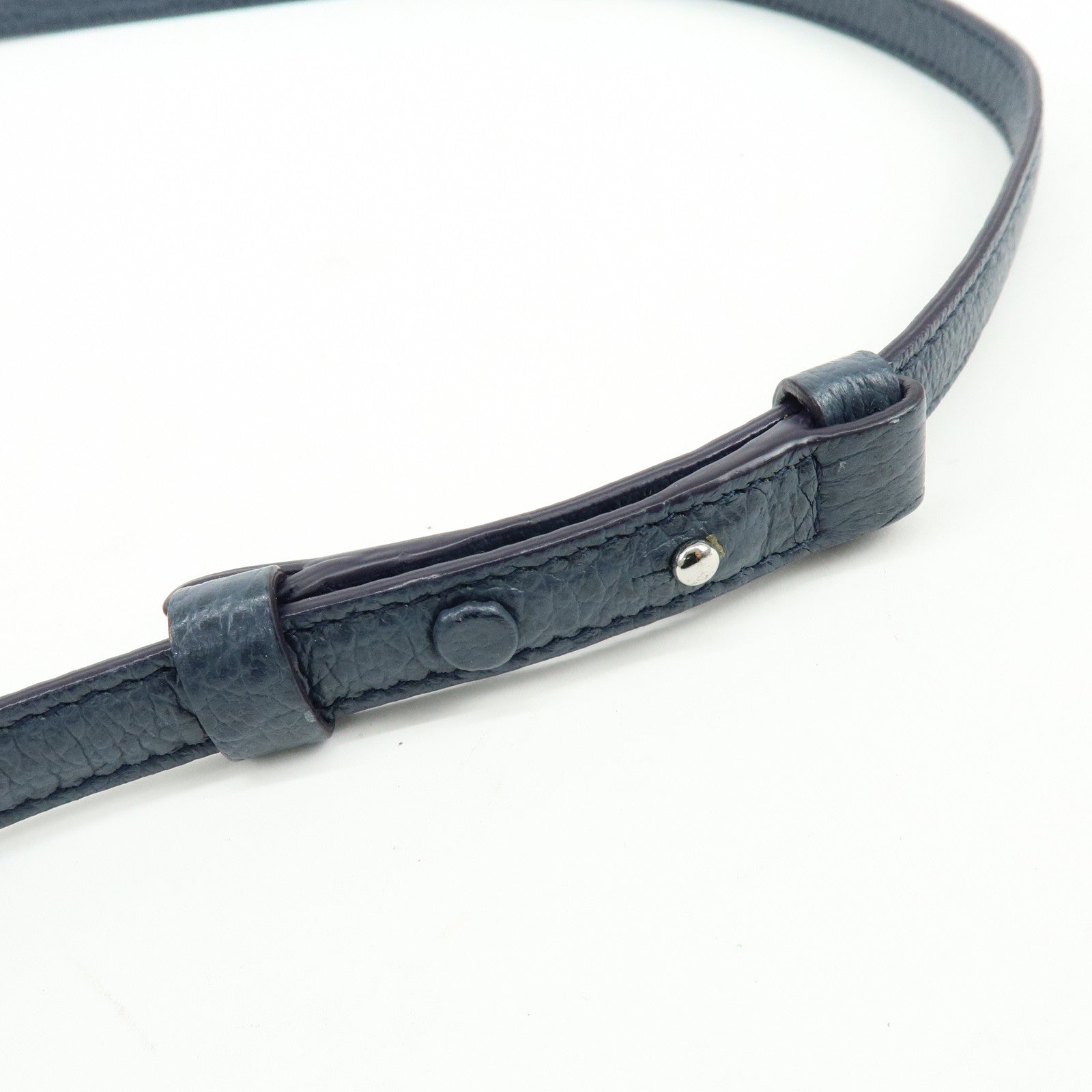 Maison Margiela 5AC Leather Canvas 2Way Bag Hand Shoulder Bag Navy