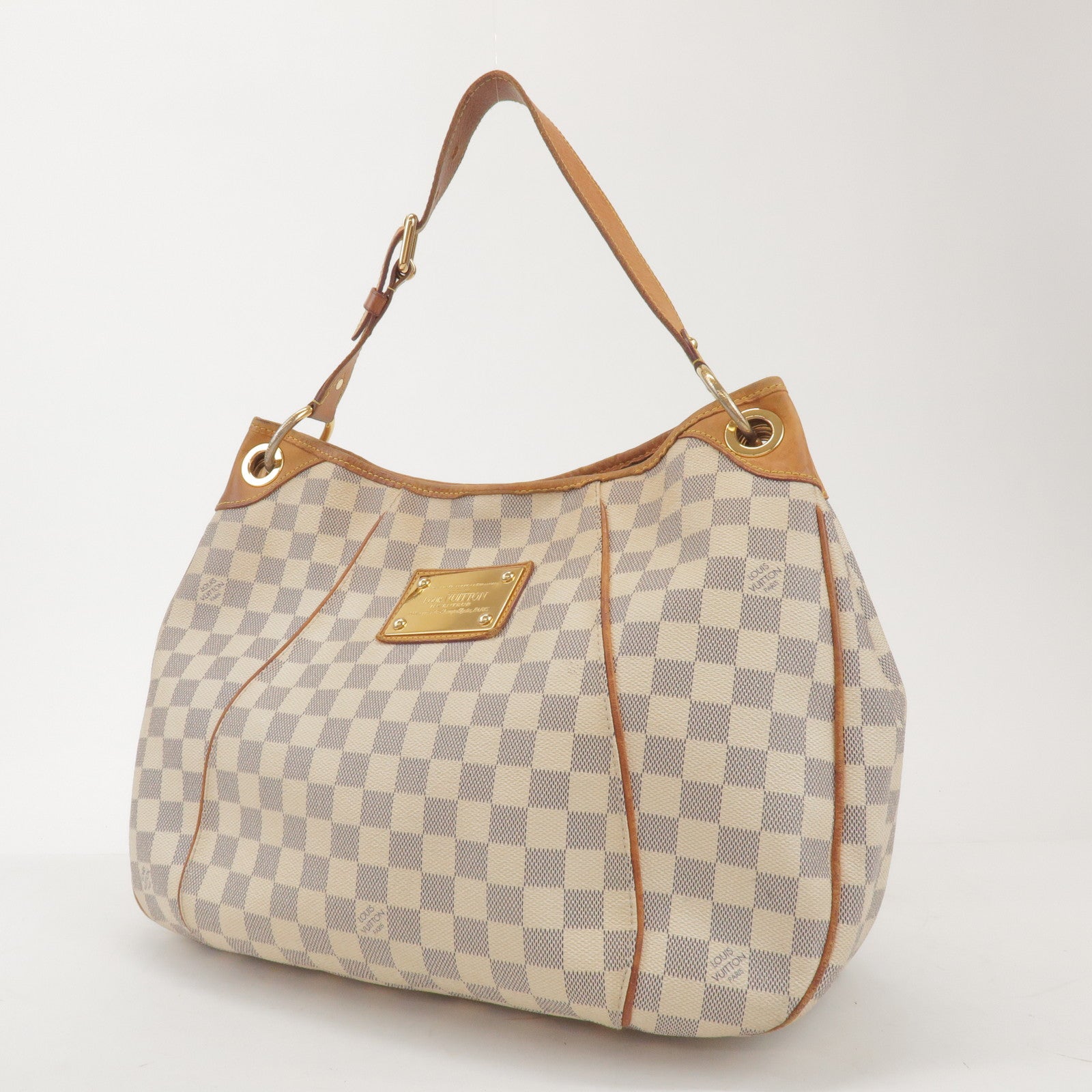 Louis Vuitton Damier Azur Canvas Galliera PM Shoulder Bag N55215