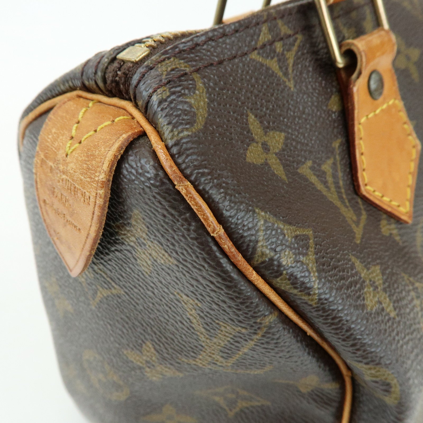 Louis Vuitton Monogram Speedy 25 Boston Bag Hand Bag Brown M41528