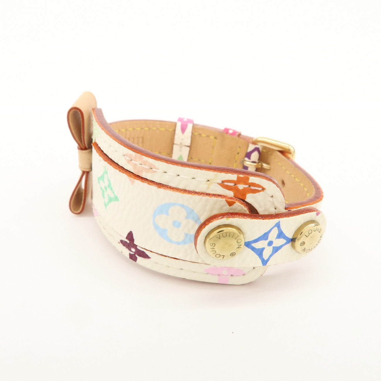 Louis Vuitton Monogram Multicolor Porte Address Bracelet M92594