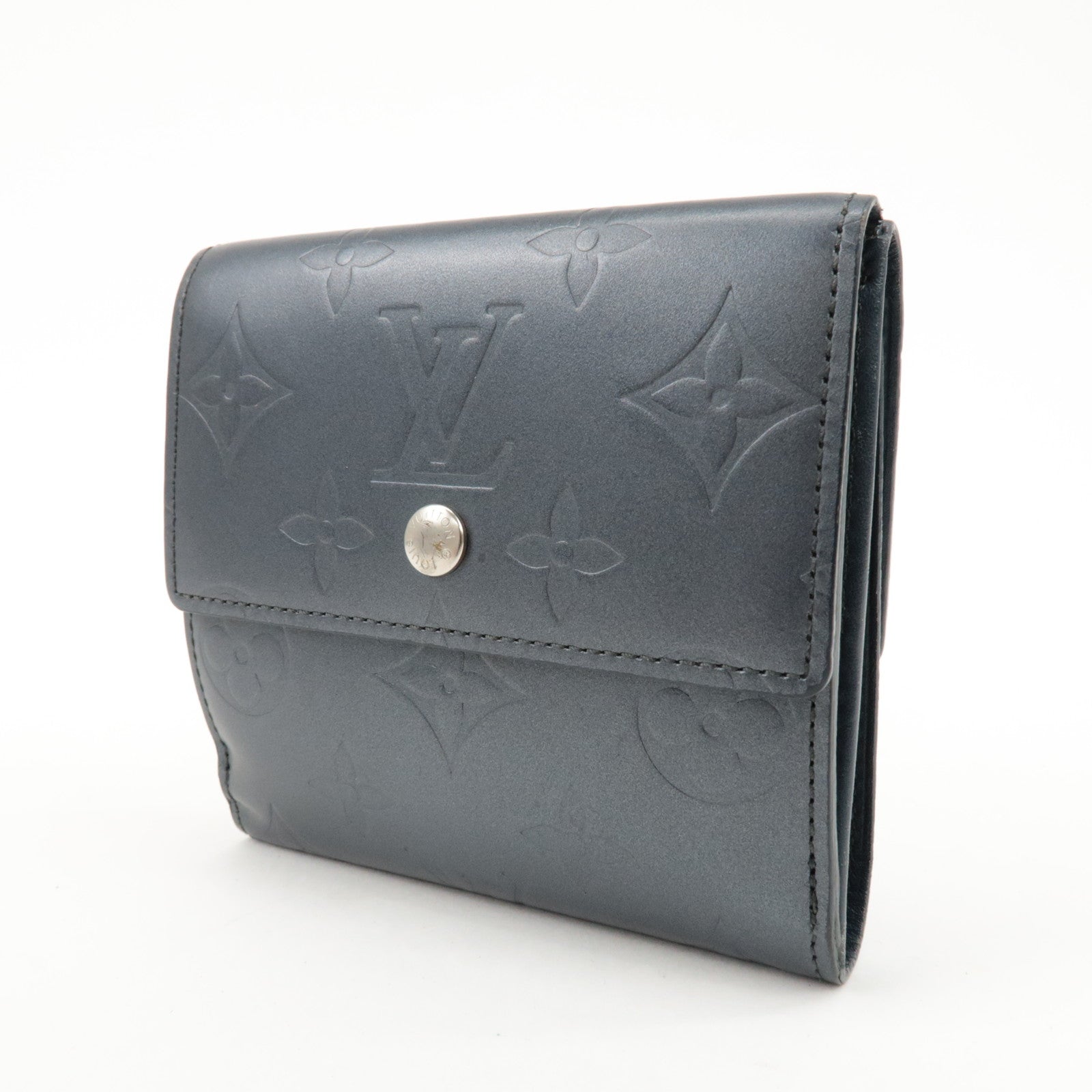 Louis Vuitton Monogram Matte Porte Monnaie Billets Credit M65115 Used