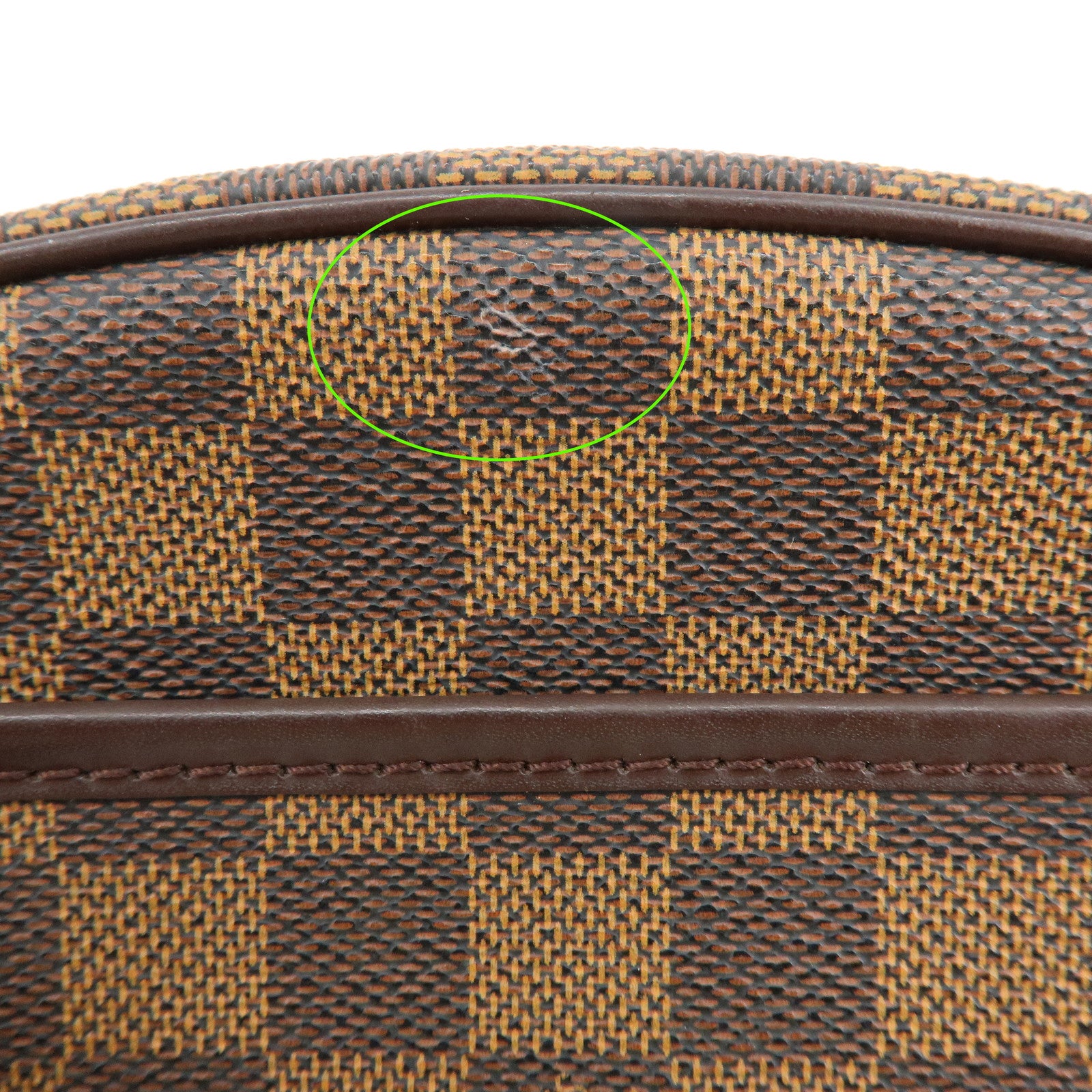 Louis Vuitton Damier Pochette Ipanema Shoulder Bag Ebene N51296