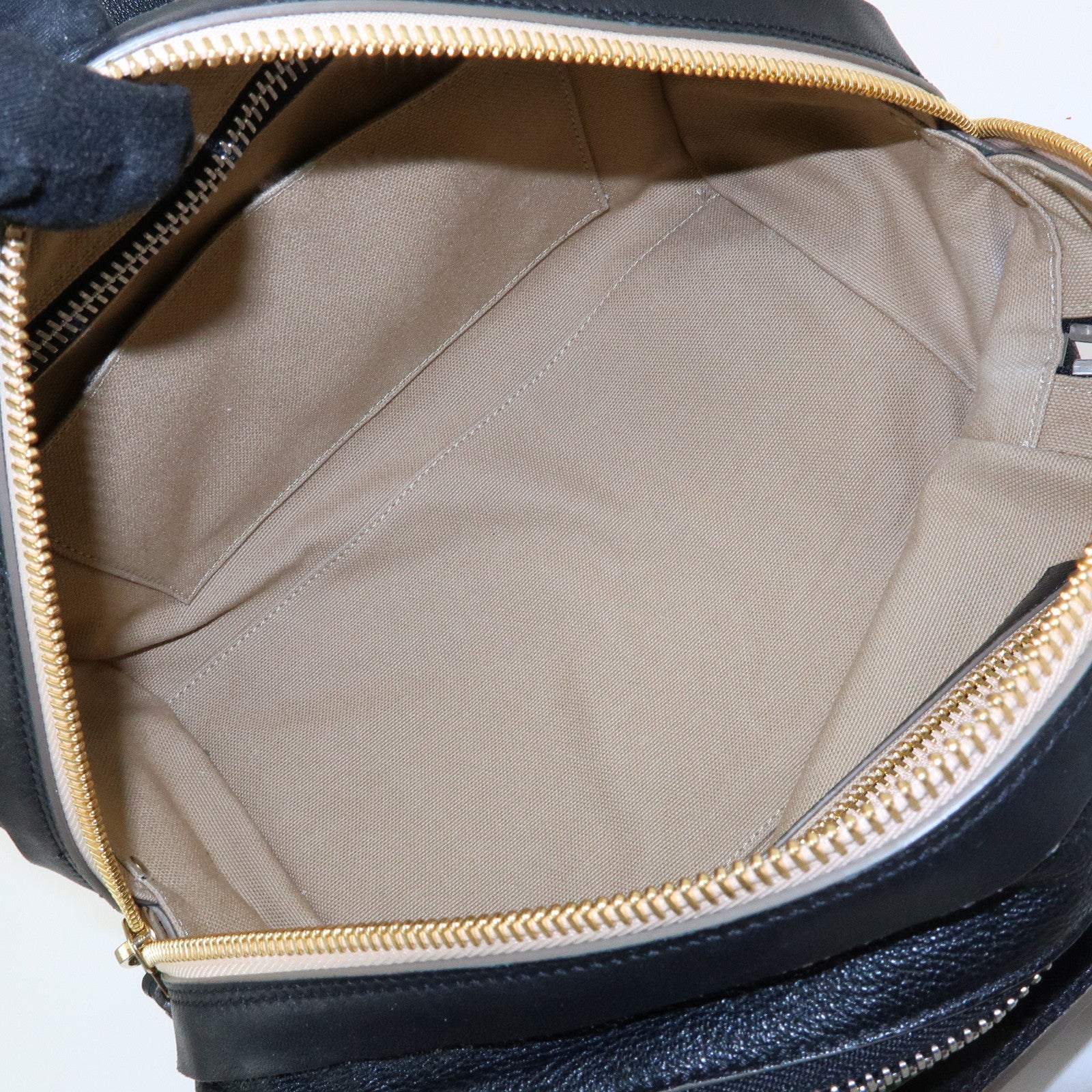 Chloe Dalston Leather Boston Bag Hand Bag Black