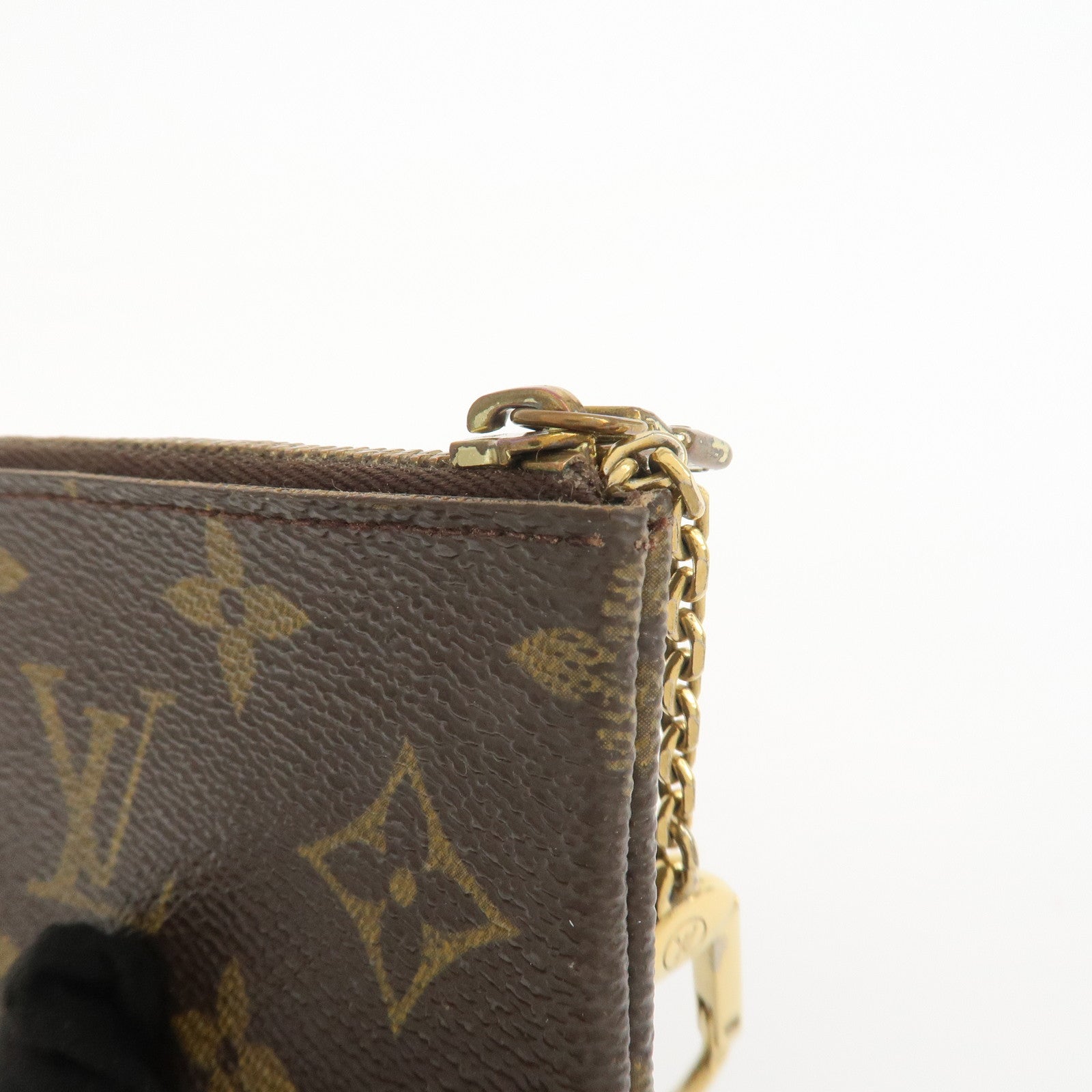 Louis Vuitton Monogram Pochette Cles Coin Case Key Case M62650