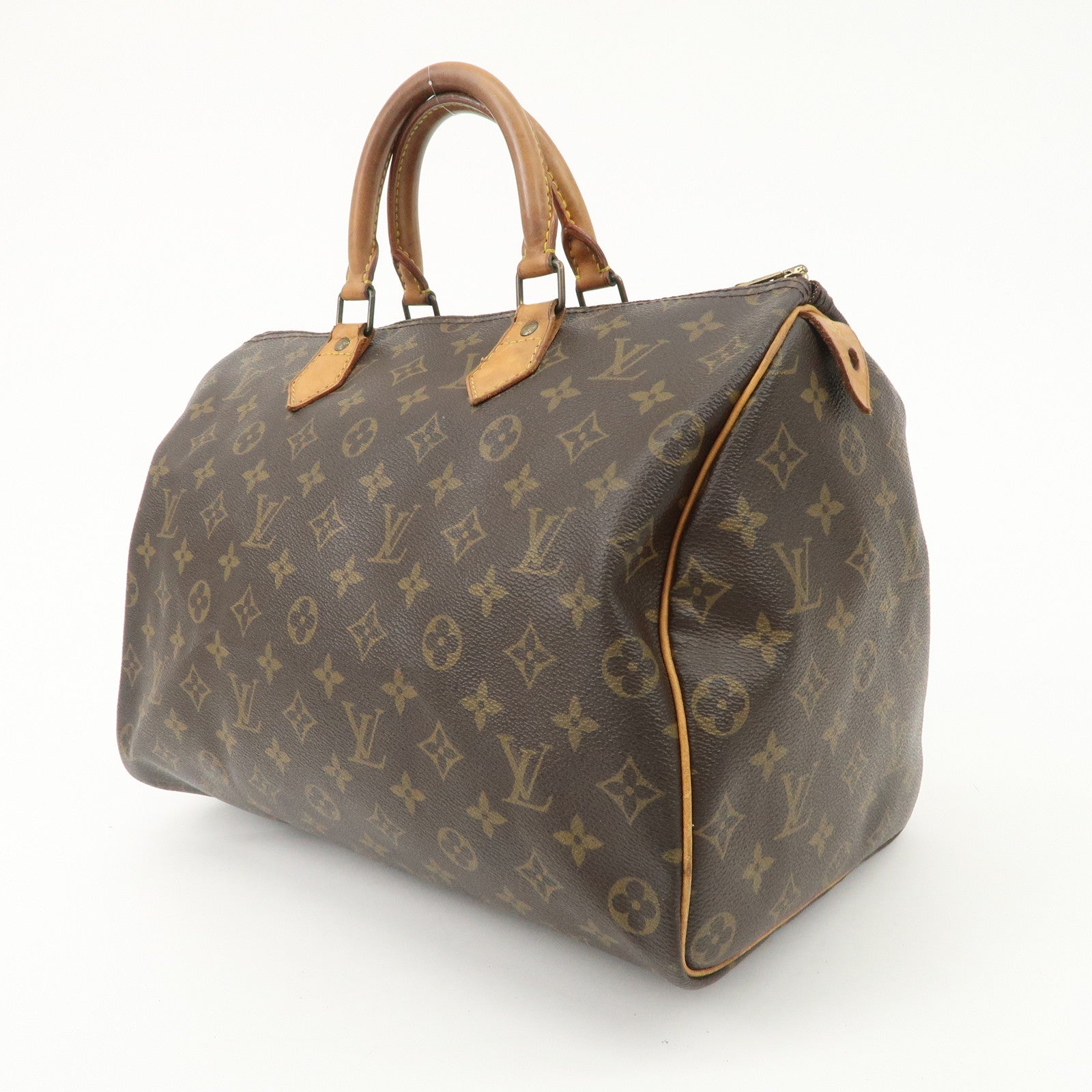 Louis Vuitton Monogram Speedy 35 Hand Bag Boston Bag M41524 Used