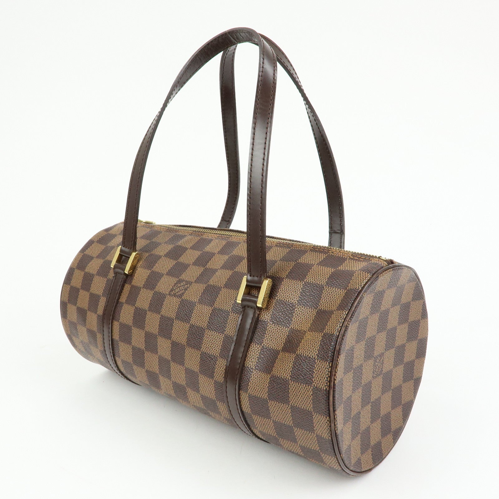 Louis Vuitton Damier Ebene Papillon 30 Hand Bag Brown N51303