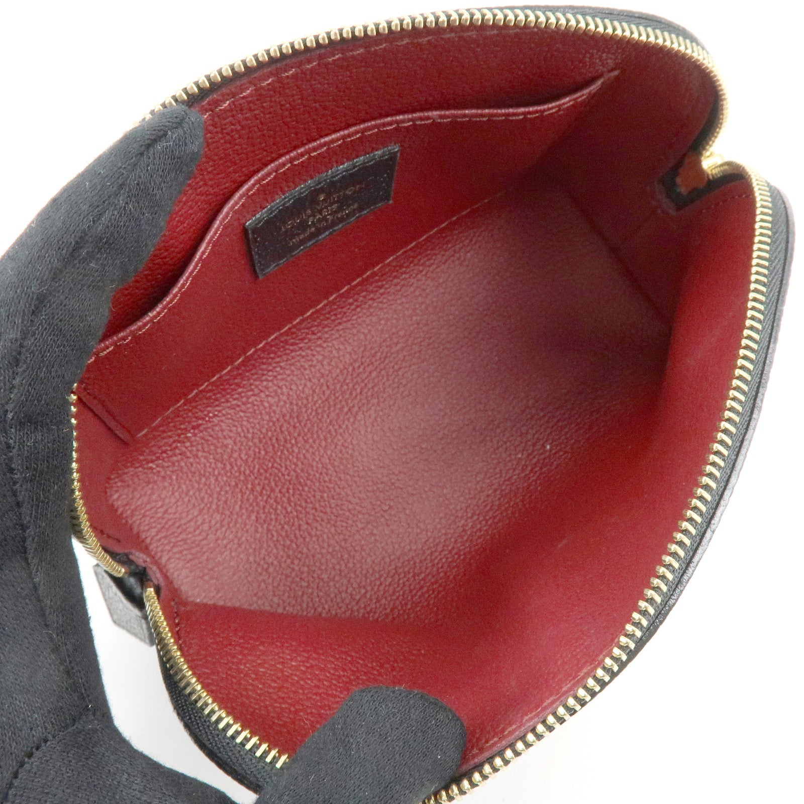 Louis Vuitton Bicolor Monogram Empreinte Cosmetic Pouch Noir M59086