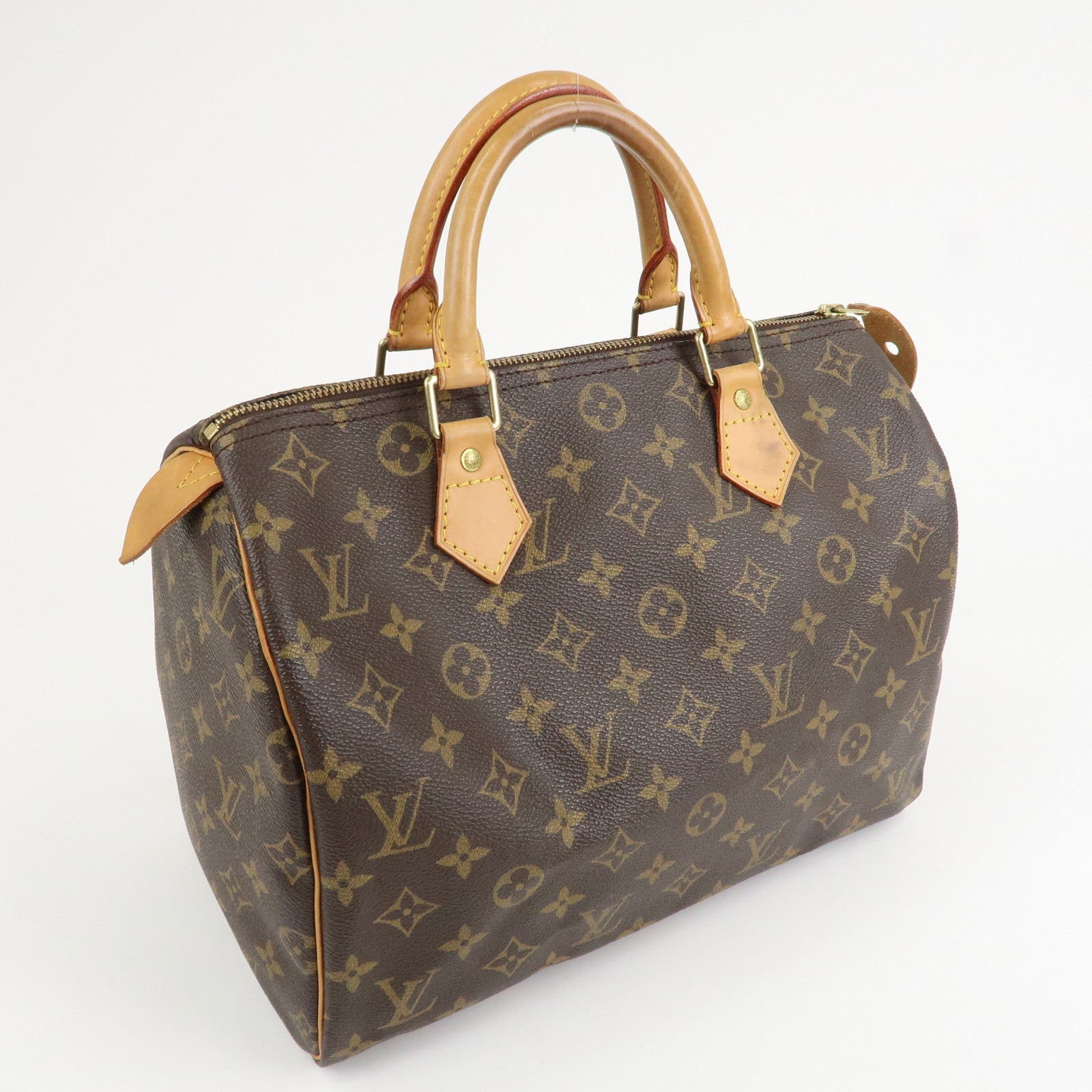Louis Vuitton Monogram Speedy 30 Boston Bag Hand Bag Brown M41526