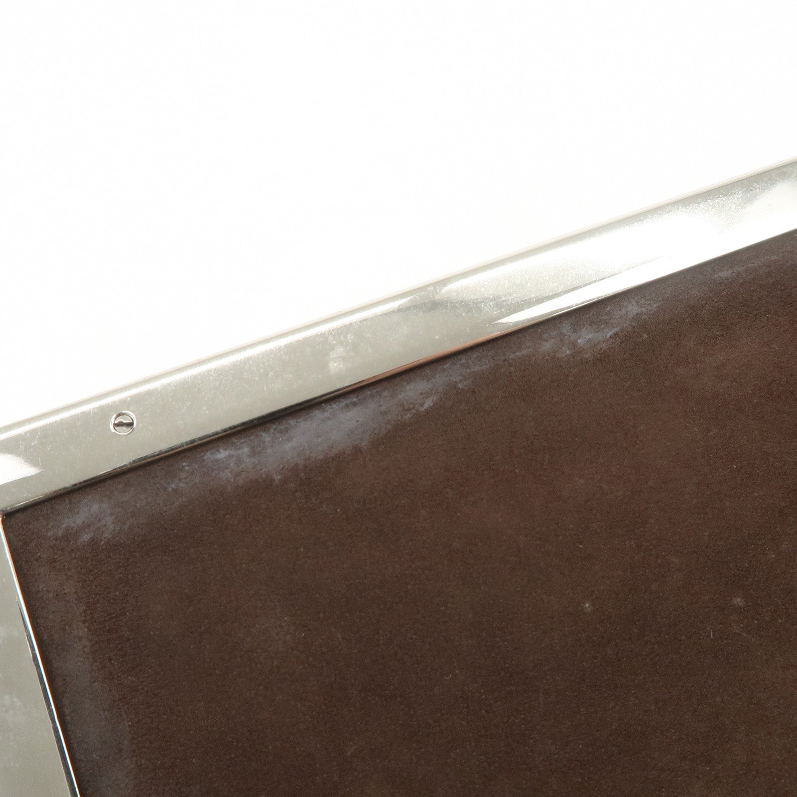 Ferragamo Leather Shoulder Bag Hand Bag Brown