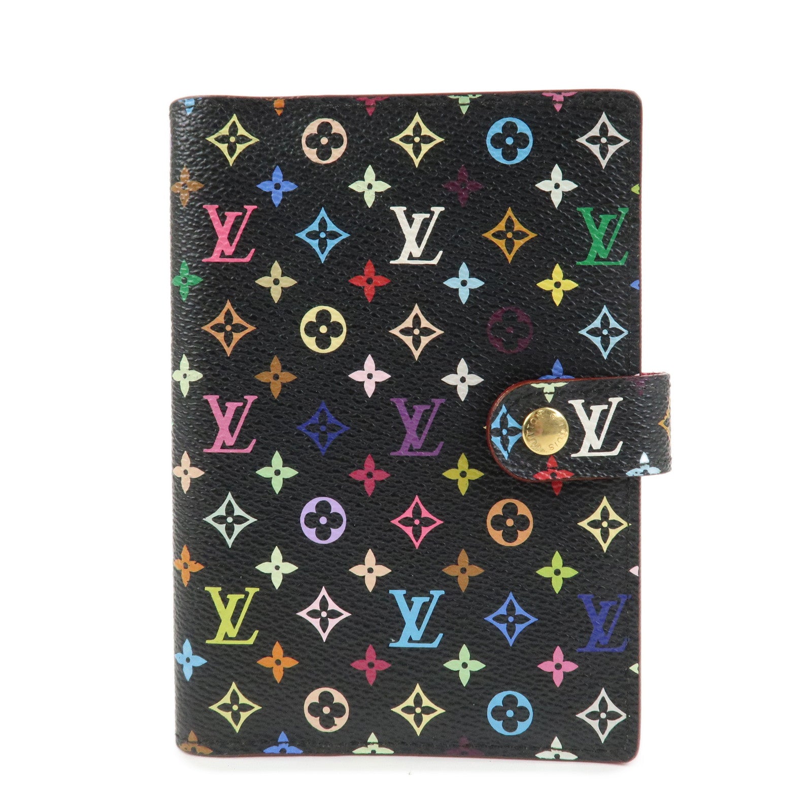 Louis Vuitton Monogram Multicolor Canvas Leather Agenda PM R21076