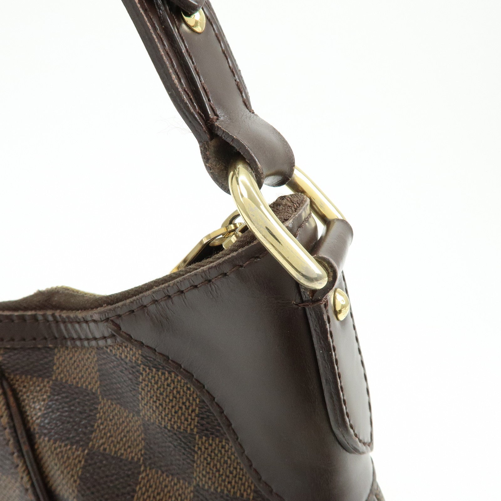 Louis Vuitton Damier Thames GM Shoulder Bag Brown N48181