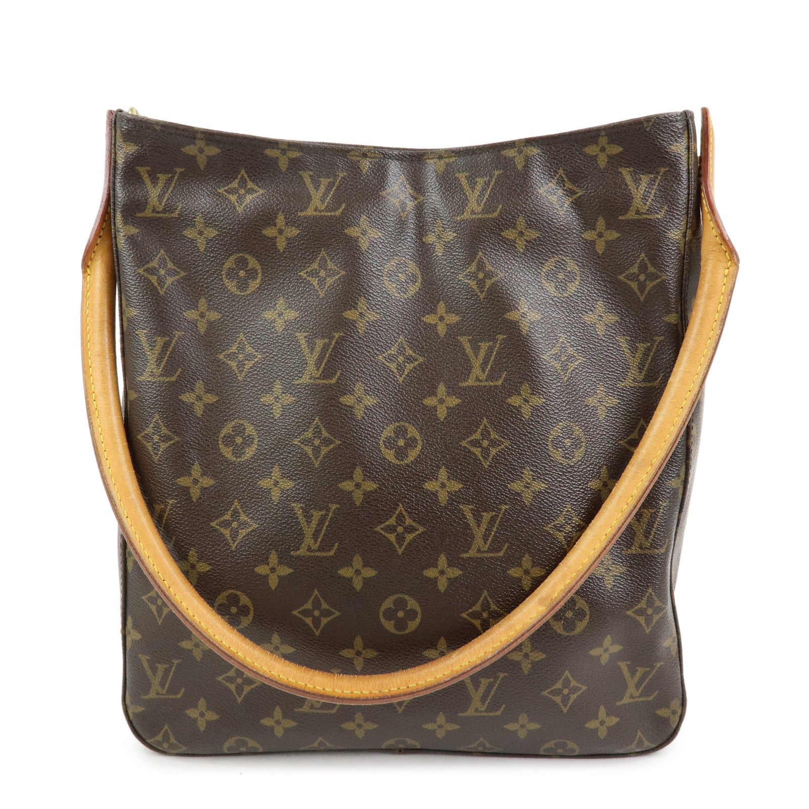 Louis Vuitton Monogram Looping GM Shoulder Bag Brown M51145