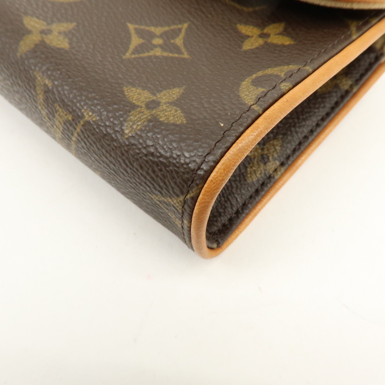 Louis Vuitton Monogram Pochette Florentine Waist Bag Belt XS M51855