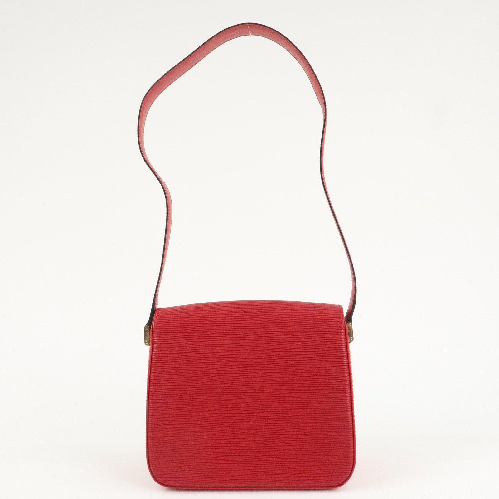 Louis Vuitton Epi Leather Buci Shoulder Bag Castilian Red M52207 Used