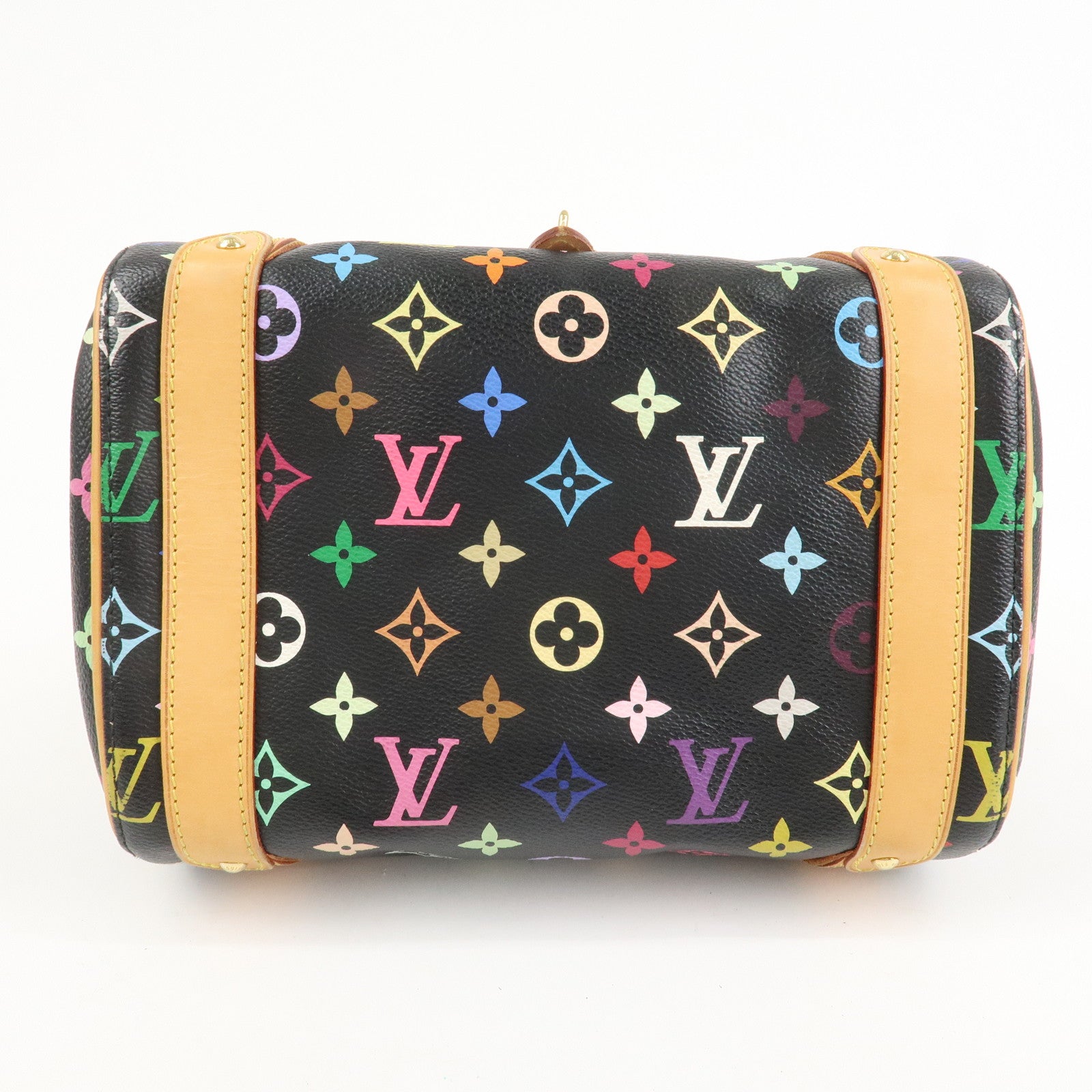 Louis Vuitton Monogram Multicolor Priscilla Hand Bag Noir M40097