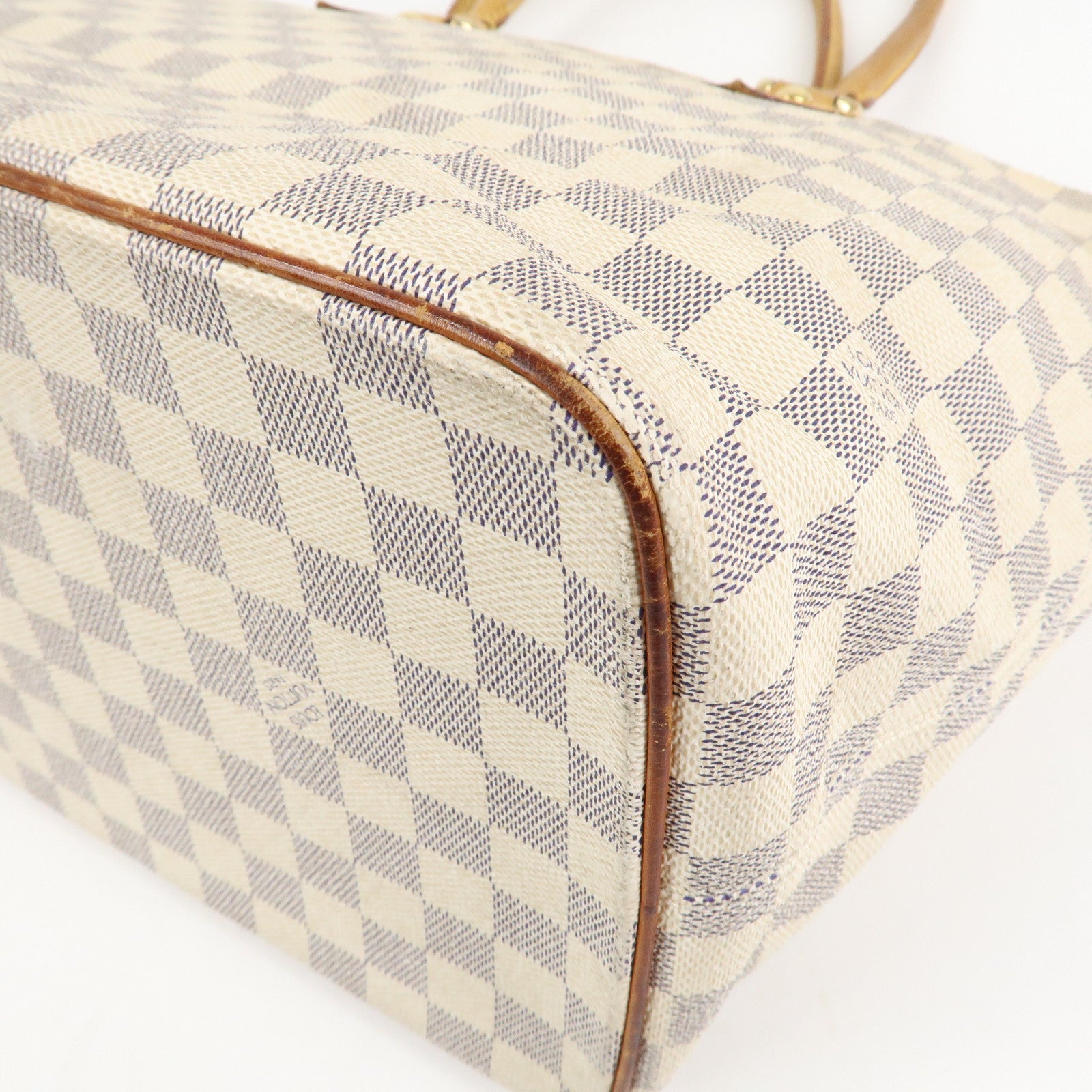 Louis Vuitton Damier Azur Saleya PM Tote Bag Hand Bag N51186