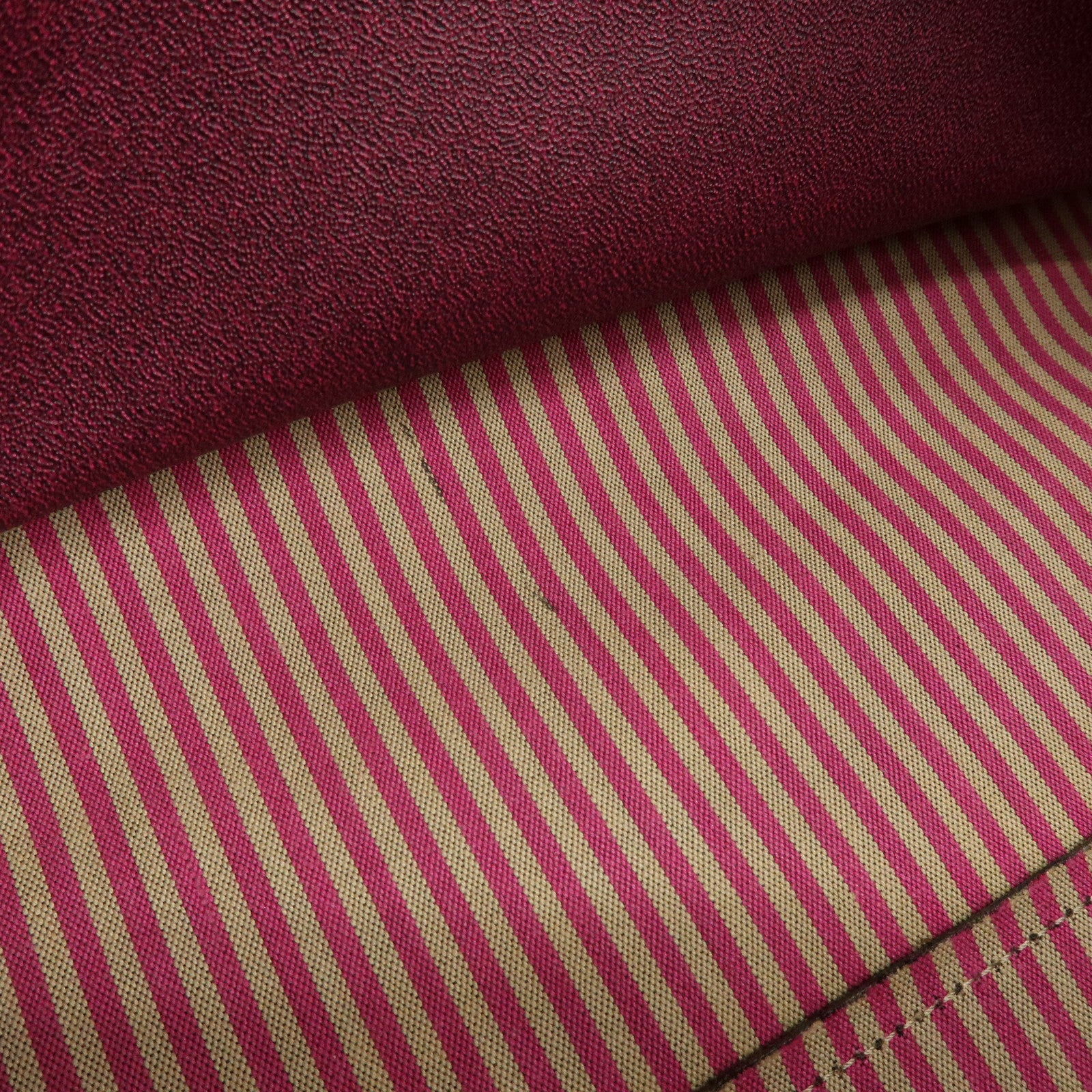 FENDI Zucca PVC Leather Tote Bag Shoulder Bag Brown Pink 8BH185