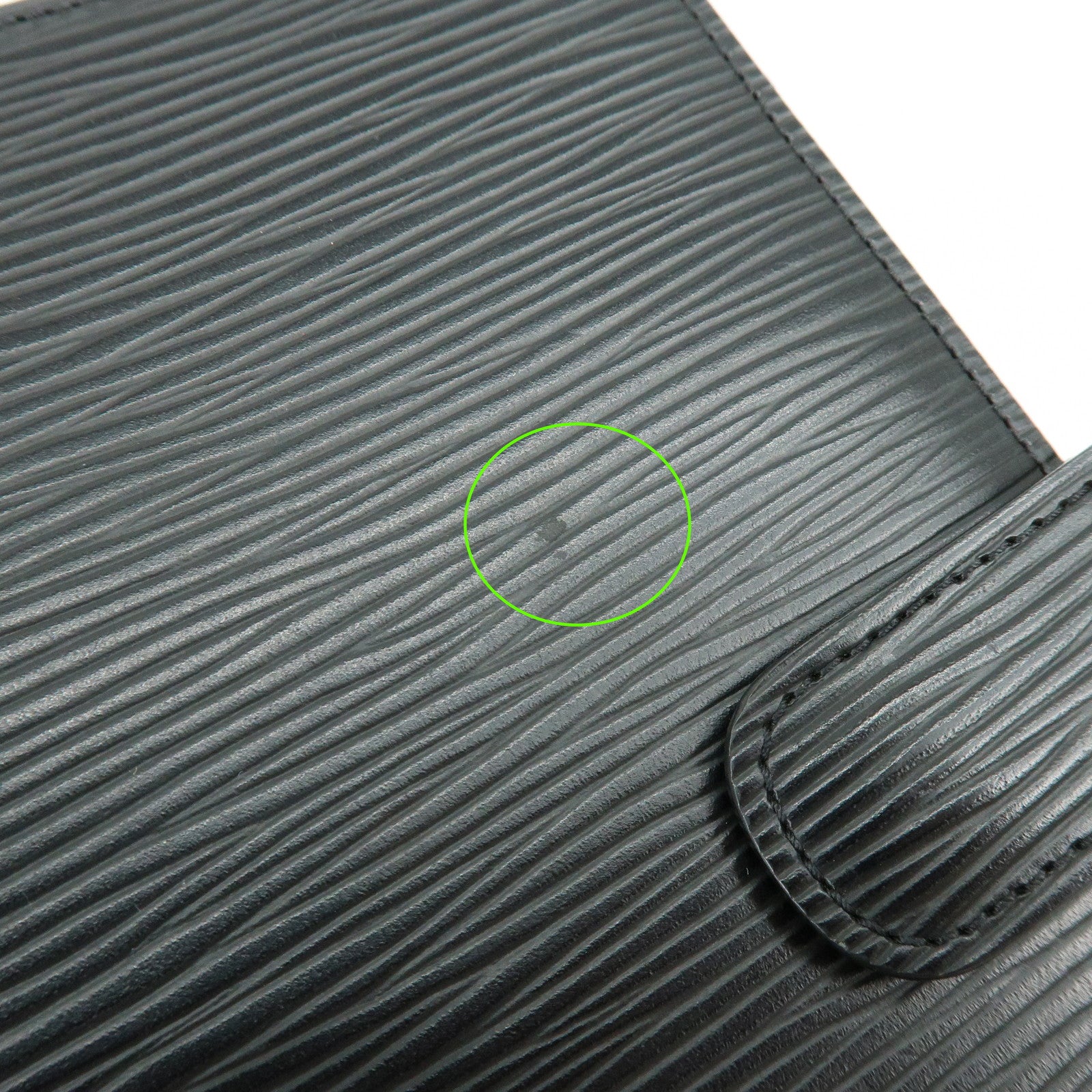 Louis Vuitton Epi Agenda MM Planner Cover Noir Black R20202