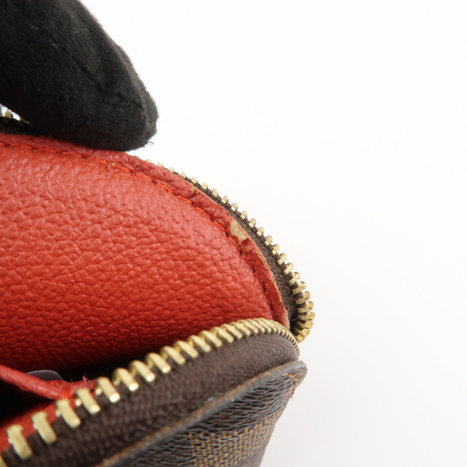 Louis Vuitton Damier Pochette Cosmetic PM Pouch Brown N47516